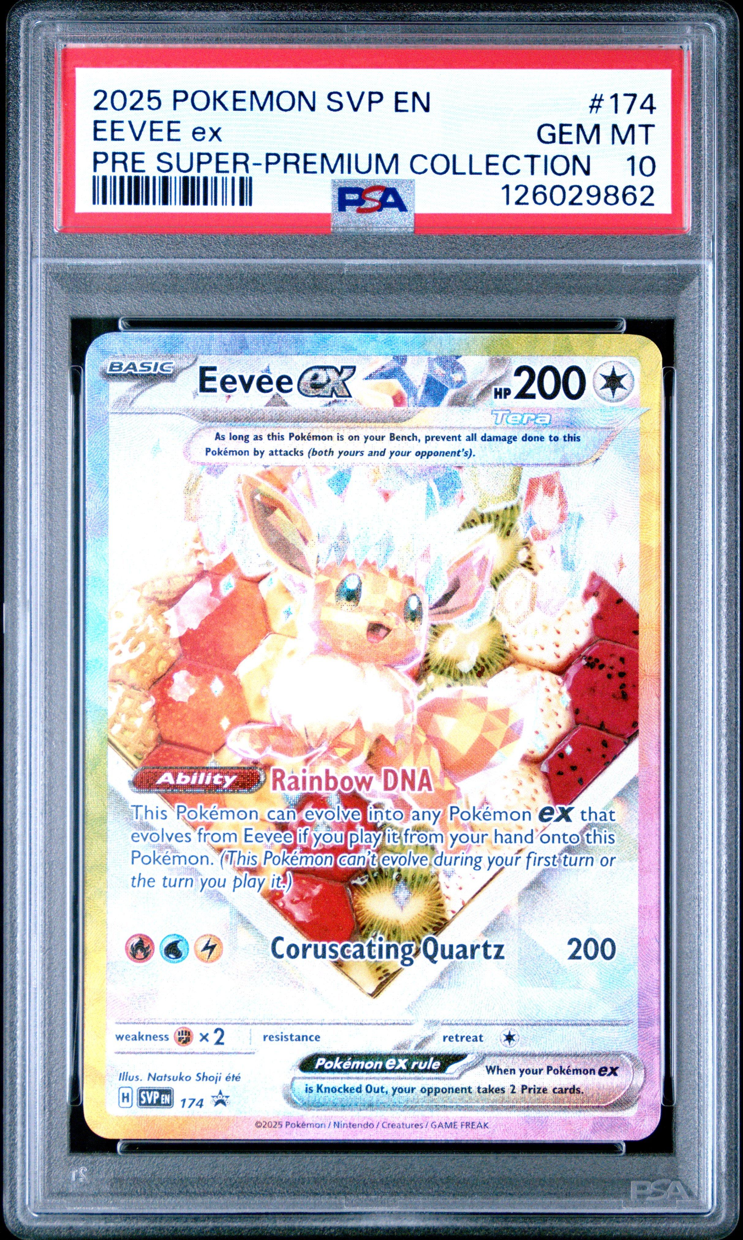 2025 Pokemon Svp En-sv Black Star Promo 174 Eevee Ex Prismatic