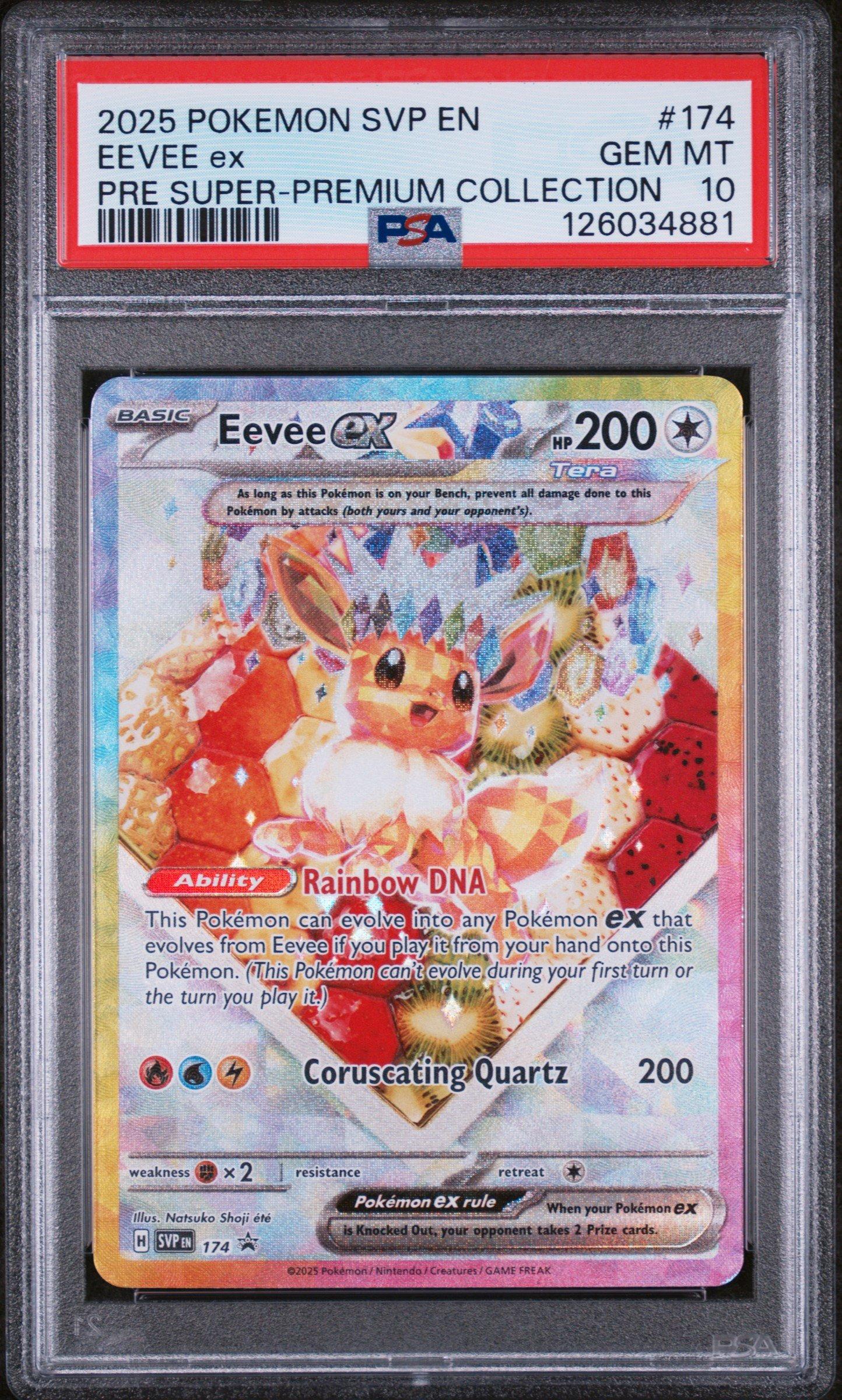 2025 Pokemon Svp En-sv Black Star Promo 174 Eevee Ex Prismatic