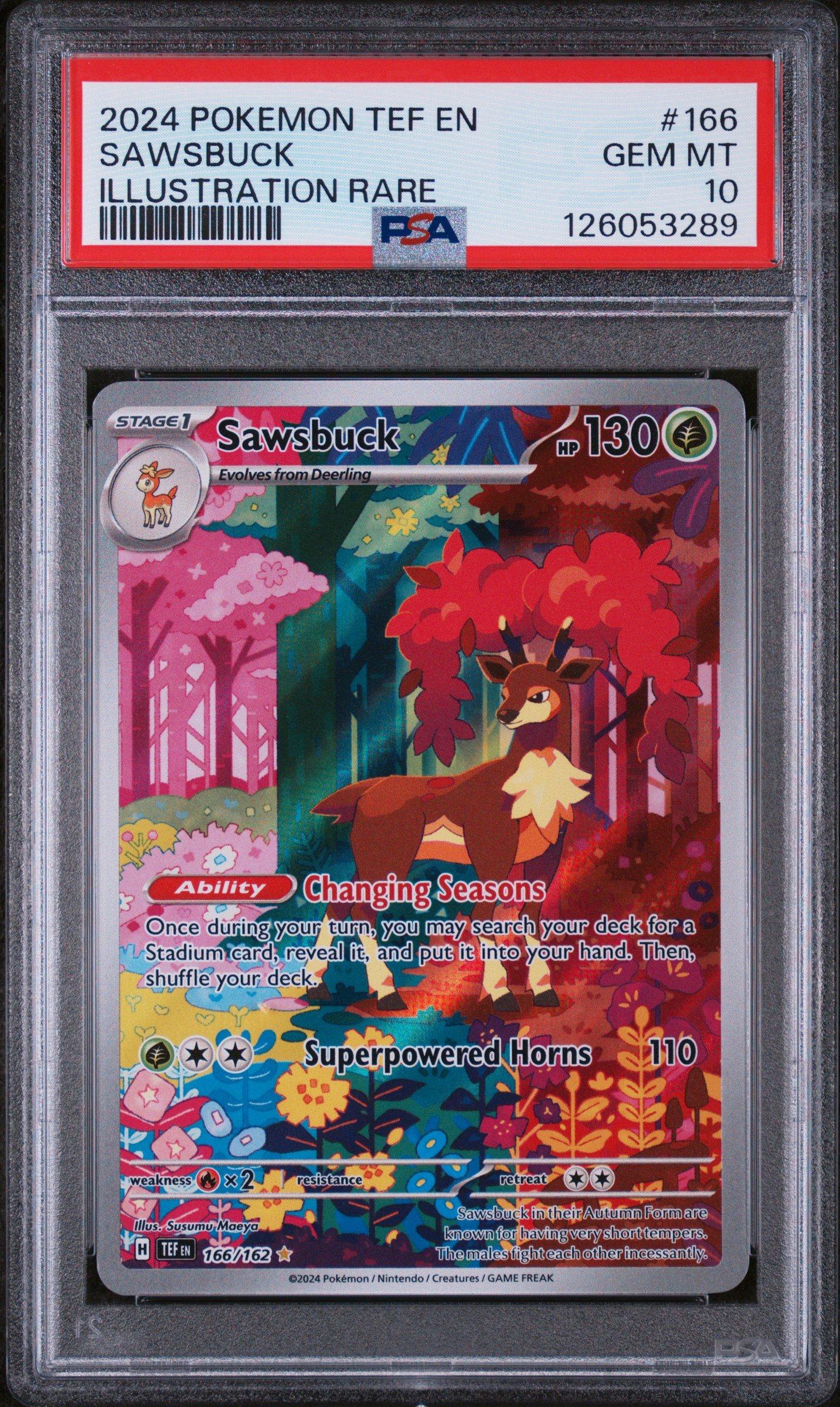 sawsbuck pokemon card Deerling 073/071 Sawsbuck 074/071 AR sv5M set Cyber Judge Pokemon Card  Japanese