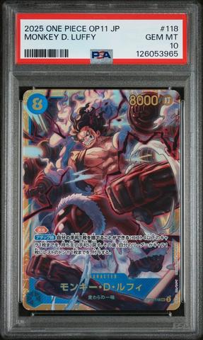 2025 One Piece Japanese Op11-a Fist Of Divine Speed 118
