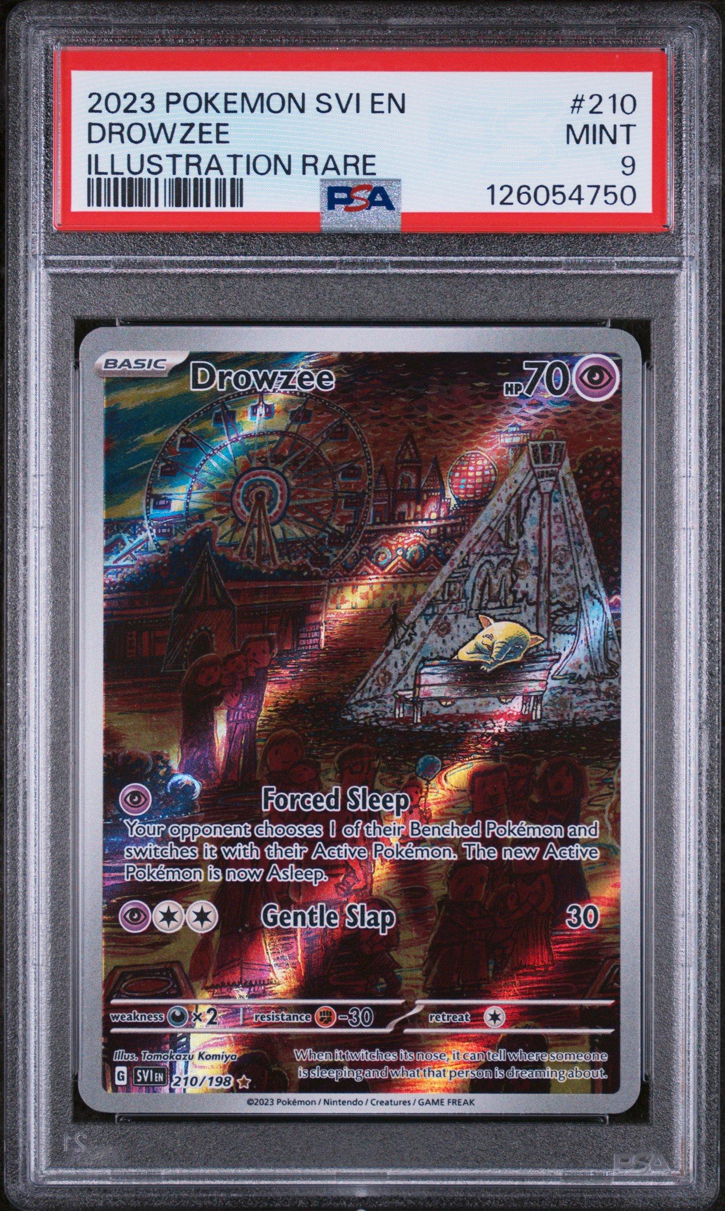 2023 Pokemon Svi En-scarlet & Violet 210 Drowzee Illustration Rare