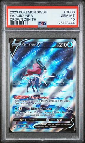 2023 Pokemon Sword And Shield Crown Zenith Gg38 Full Art/suicune V