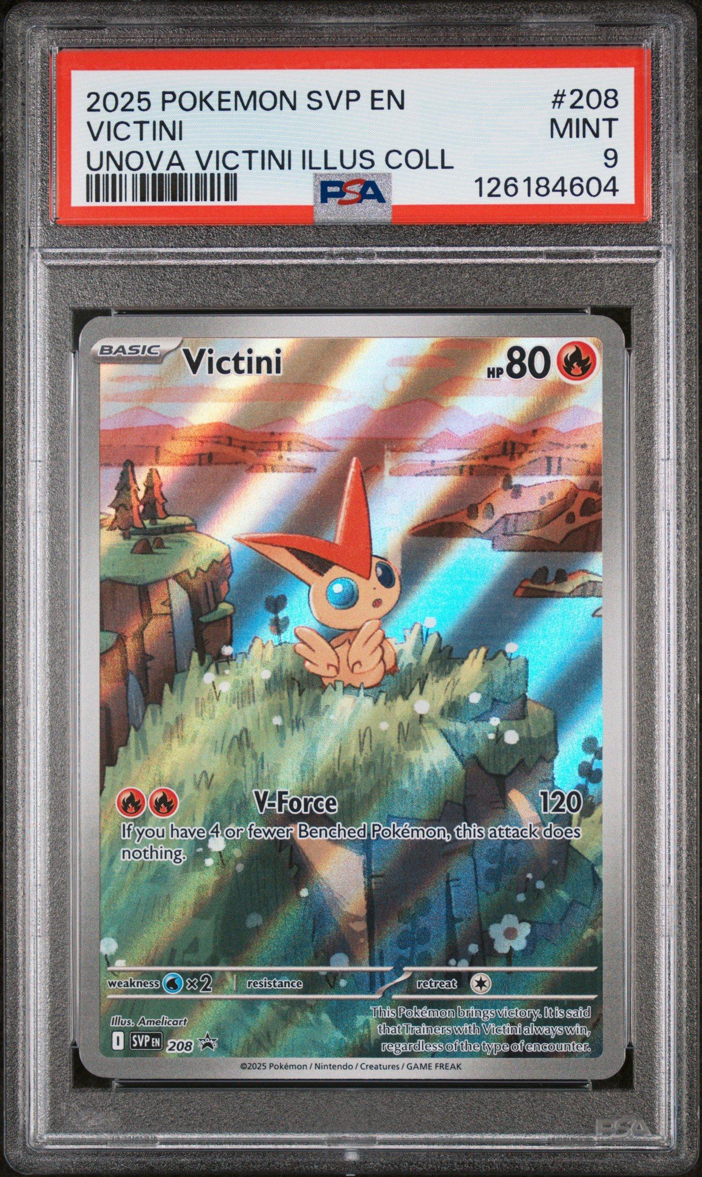 2025 ポケモンカード ビクティニ #288 MINT PSA9 早い者勝ち PSA9 2025 ポケモンカード ビクティニ #288 MINT
