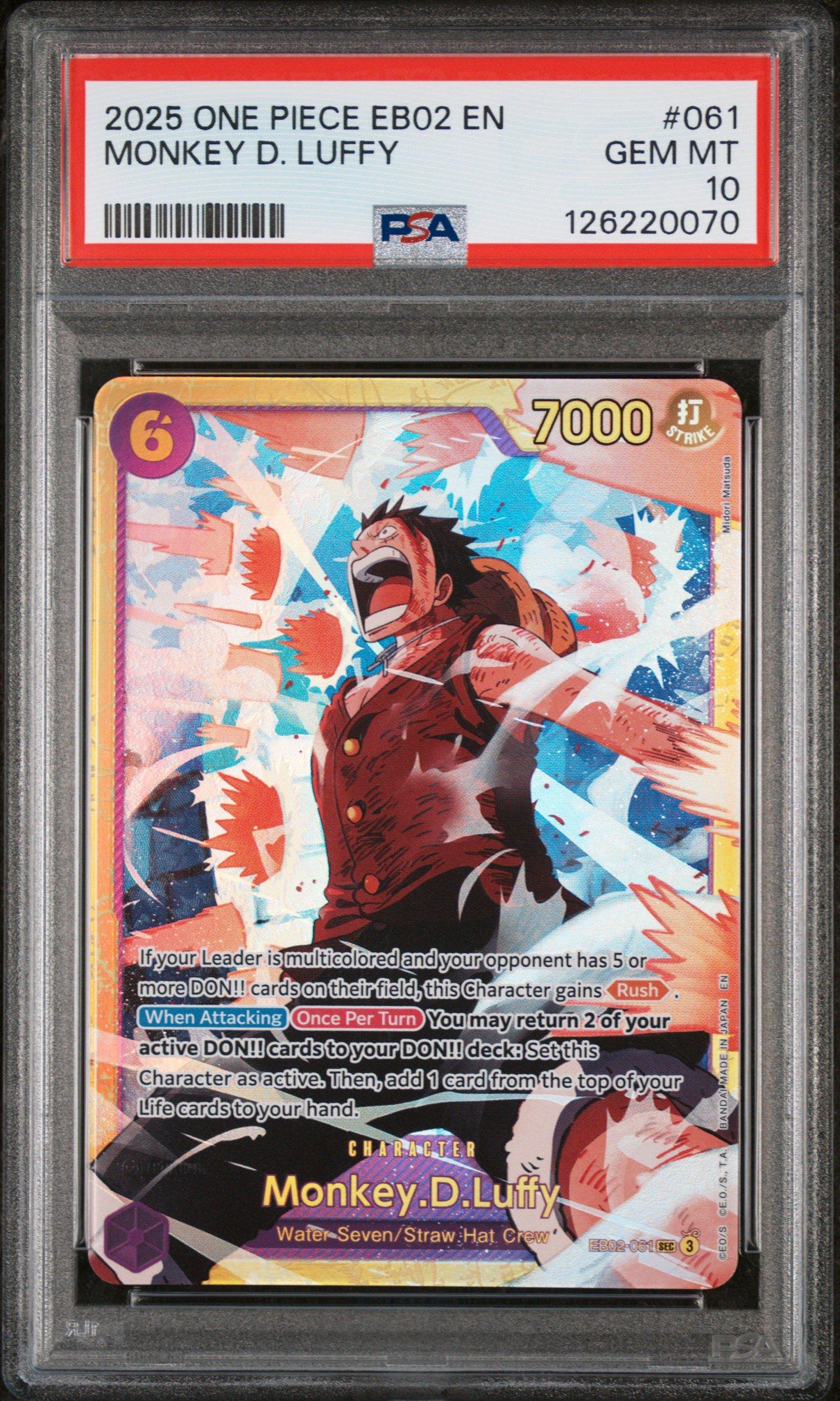 2025 One Piece Eb02-extra Booster -anime 25th Collection- 061