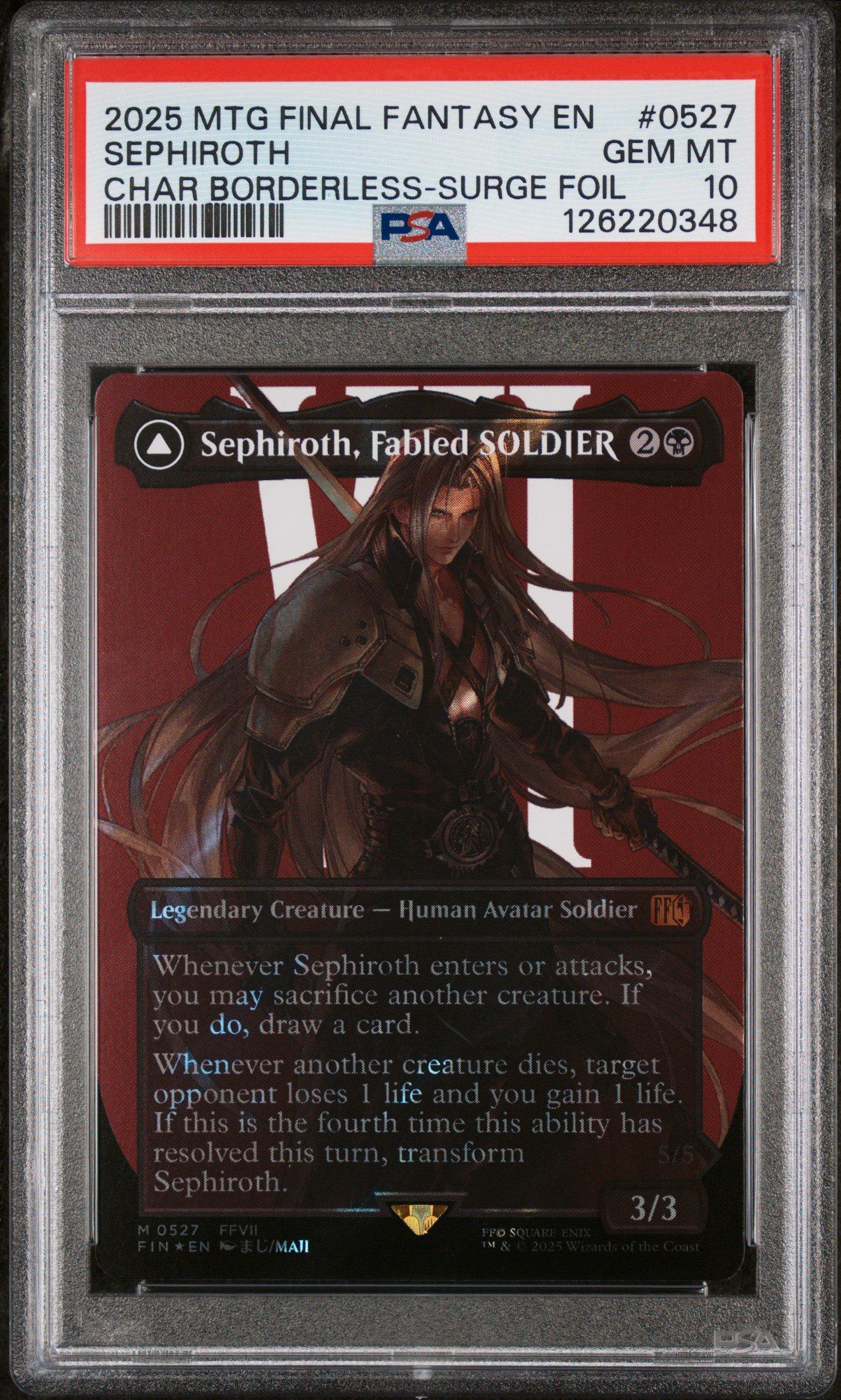 2025 Magic The Gathering Final Fantasy 0527 Sephiroth, Fabled