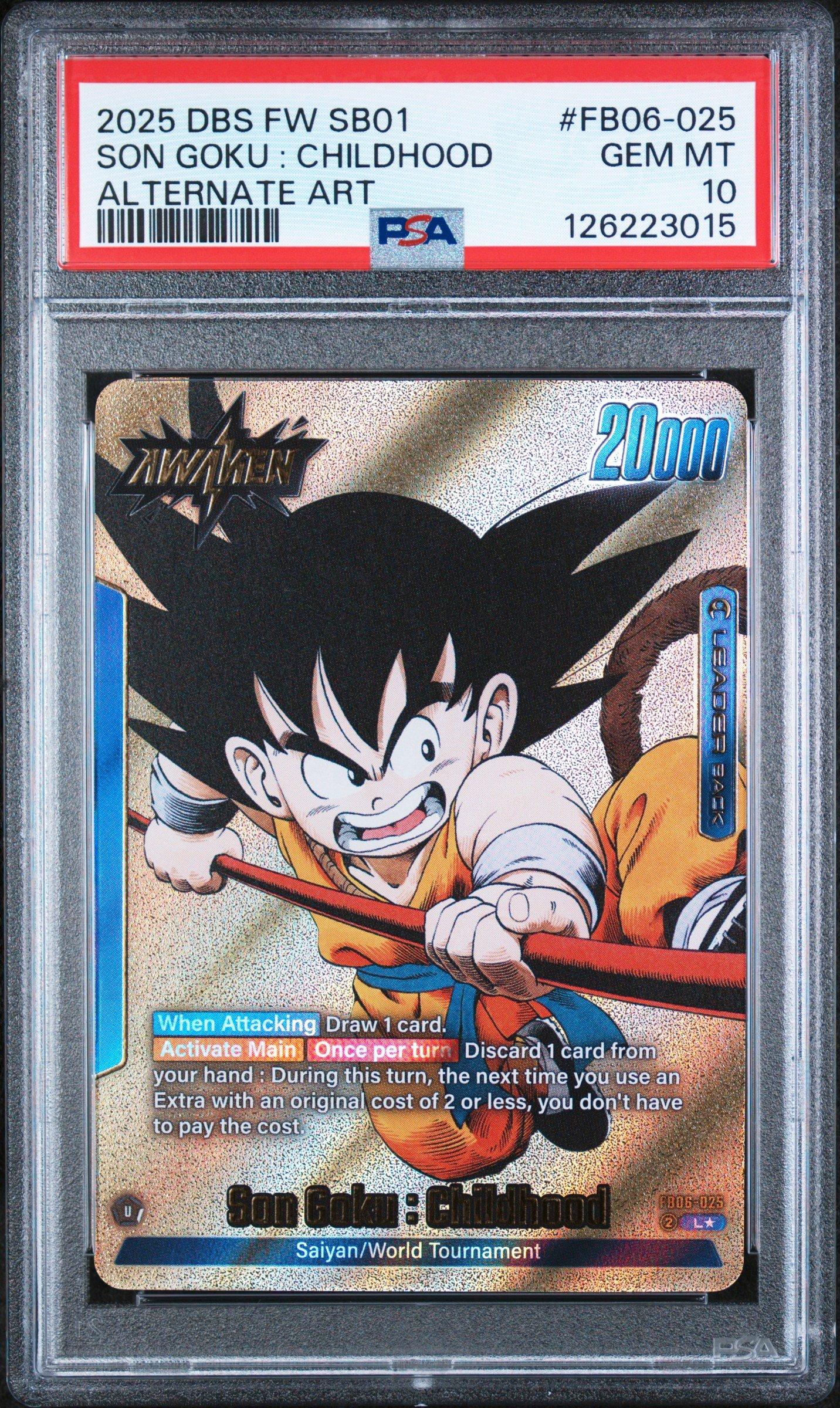 2025 Dragon Ball Super Card Game Fusion World Manga Booster 01