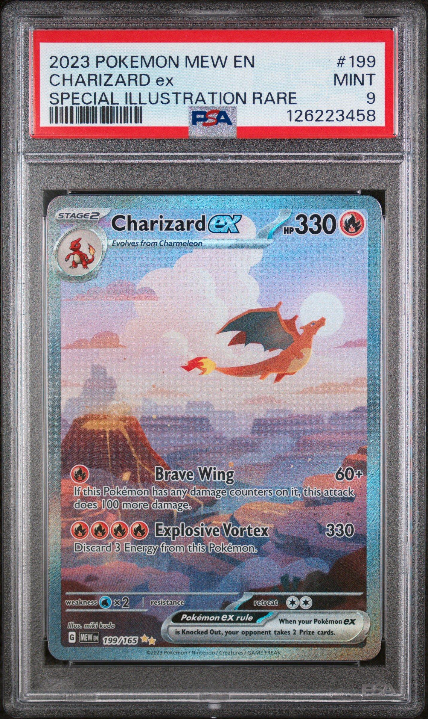 2023 Pokemon Mew En-151 199 Charizard Ex Special Illustration Rare
