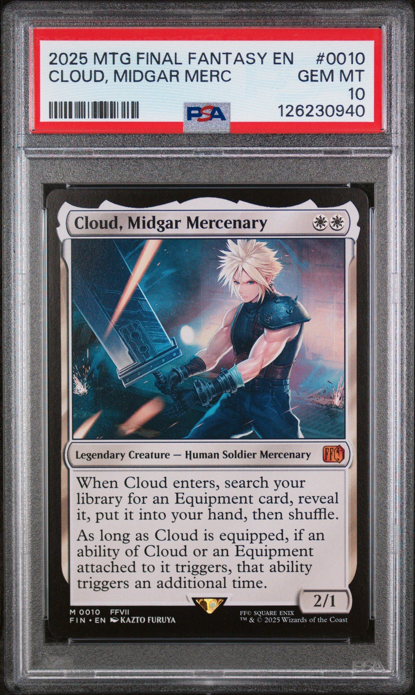 2025 Magic The Gathering Final Fantasy 0010 Cloud, Midgar