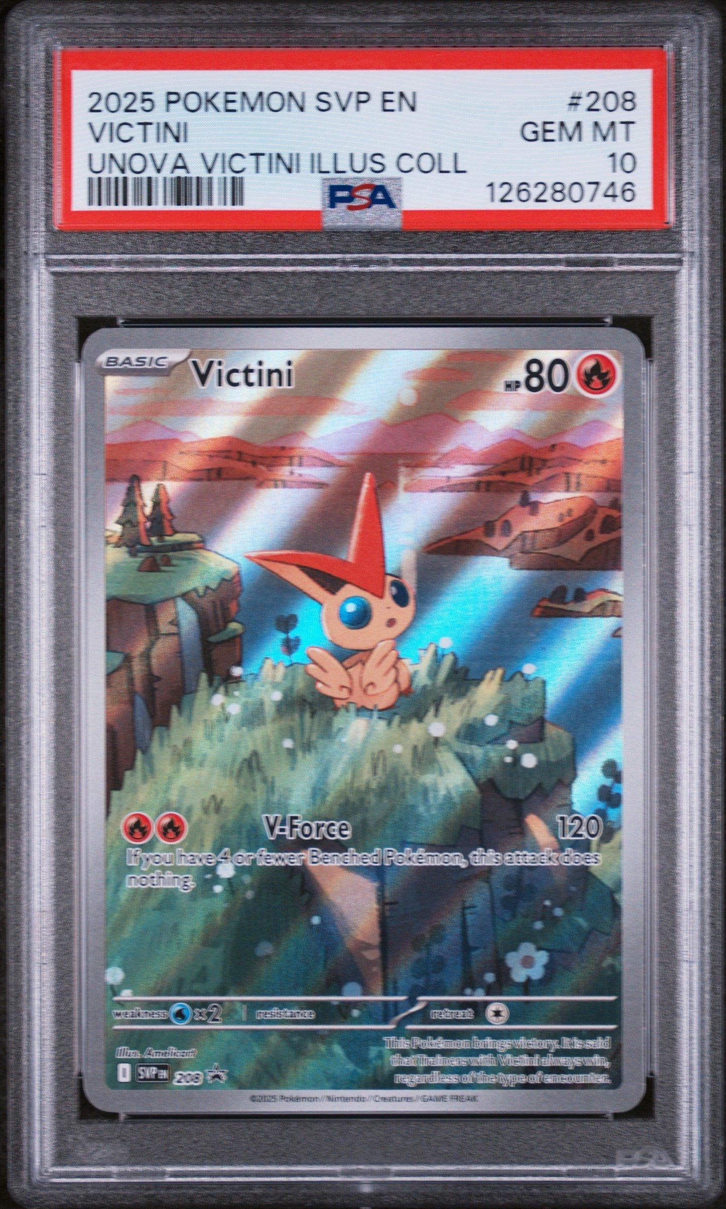 2025 Pokemon Svp En-sv Black Star Promo 208 Victini Unova Victini