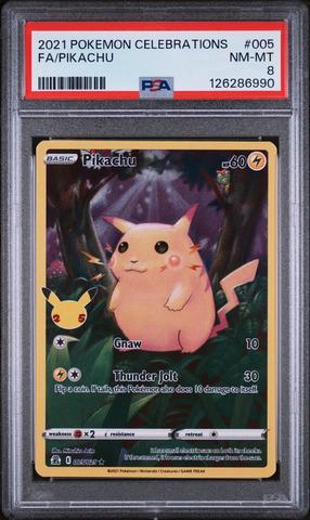 2021 Pokemon Celebrations 024 Full Art/professor's Research PSA 8