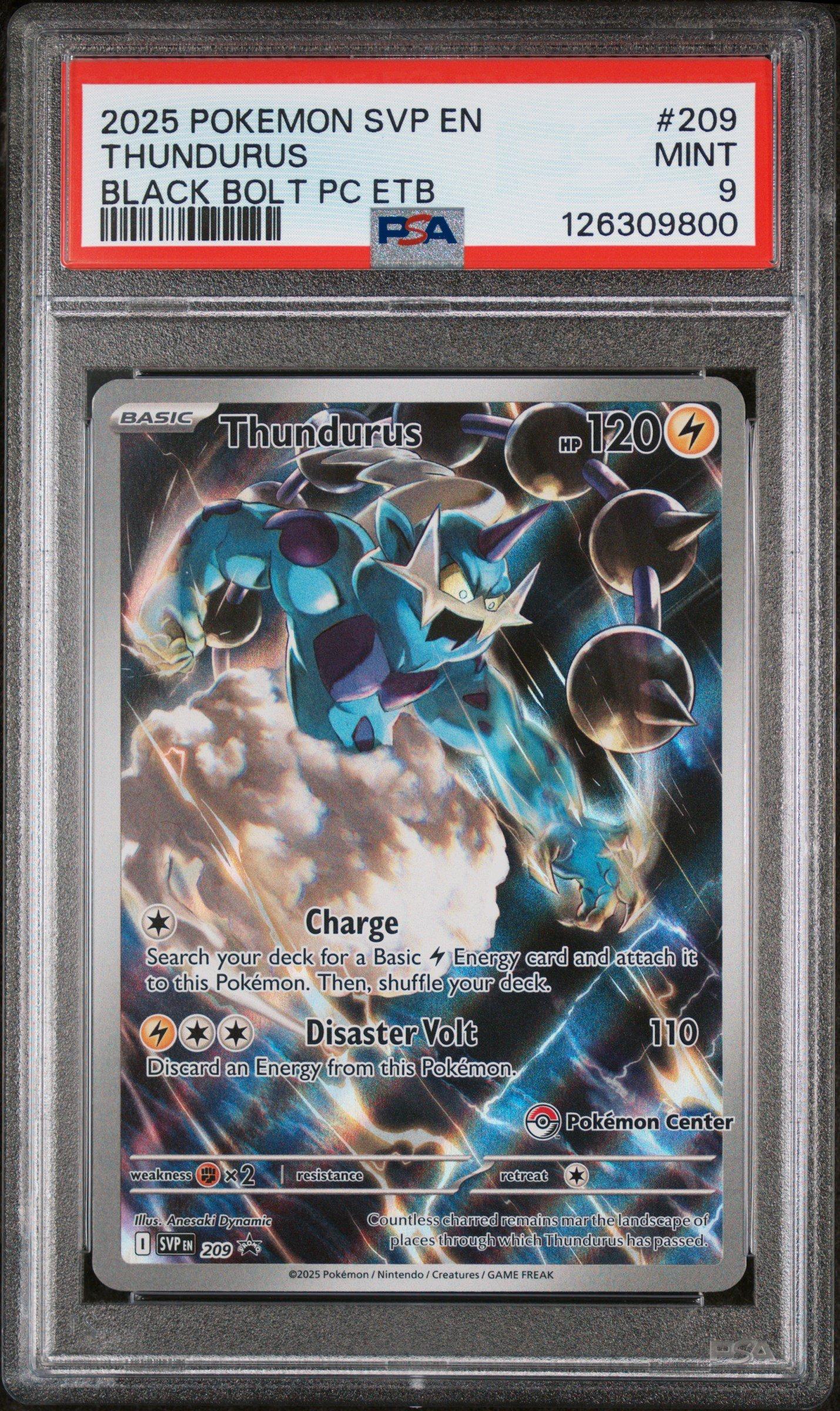 2025 Pokemon Svp En-sv Black Star Promo 209 Thundurus Black Bolt