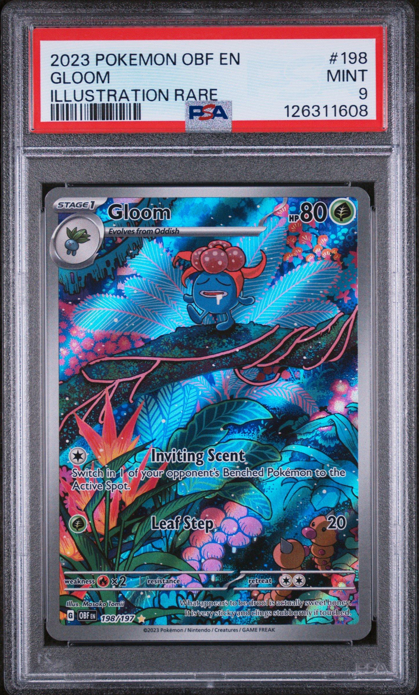 2023 Pokemon Obf En-obsidian Flames 198 Gloom Illustration Rare