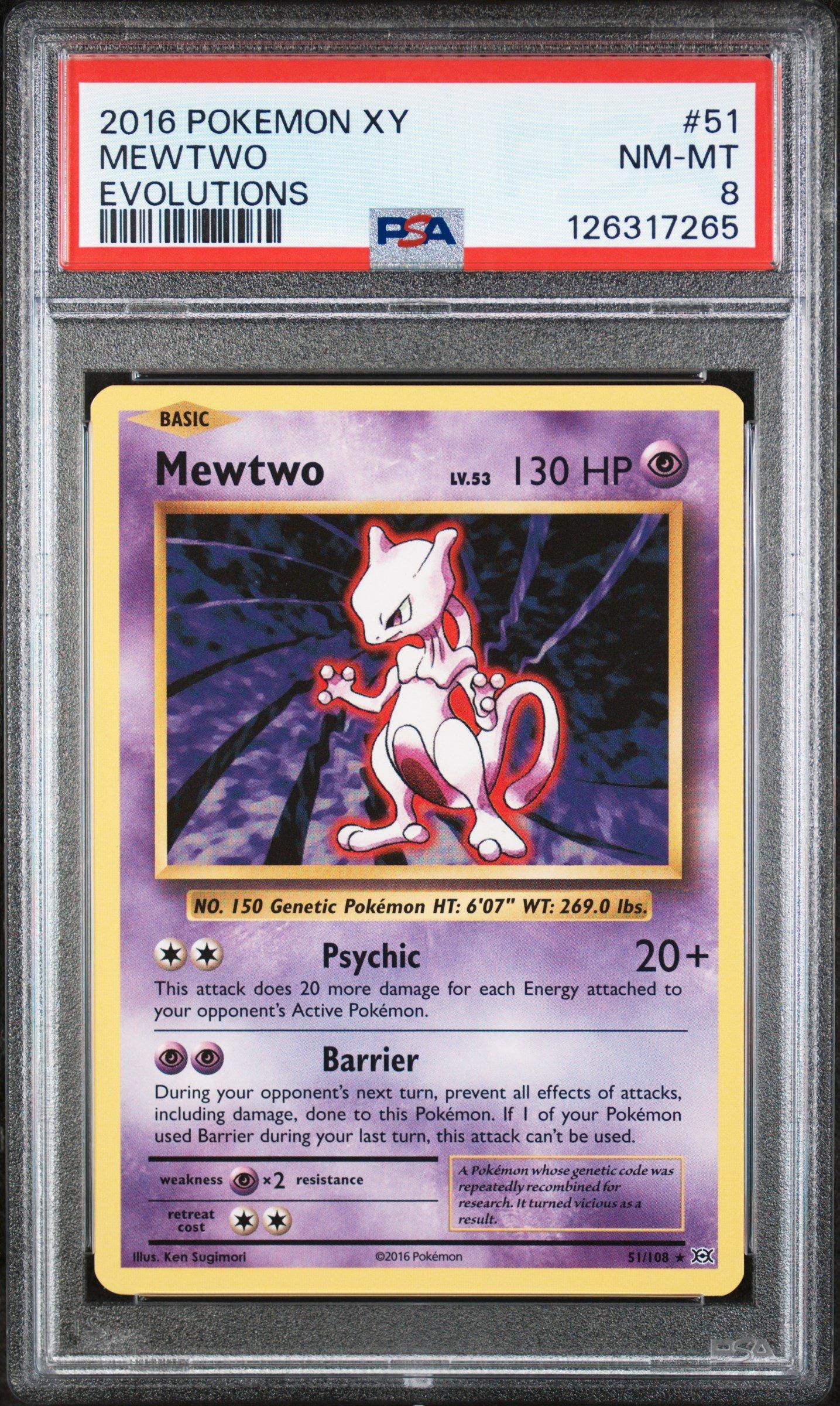 how much is a 2016 mewtwo pokemon card worth - (51/108) Colorless Retreat Cost Mewtwo EX [Jumbo] #52 Prices