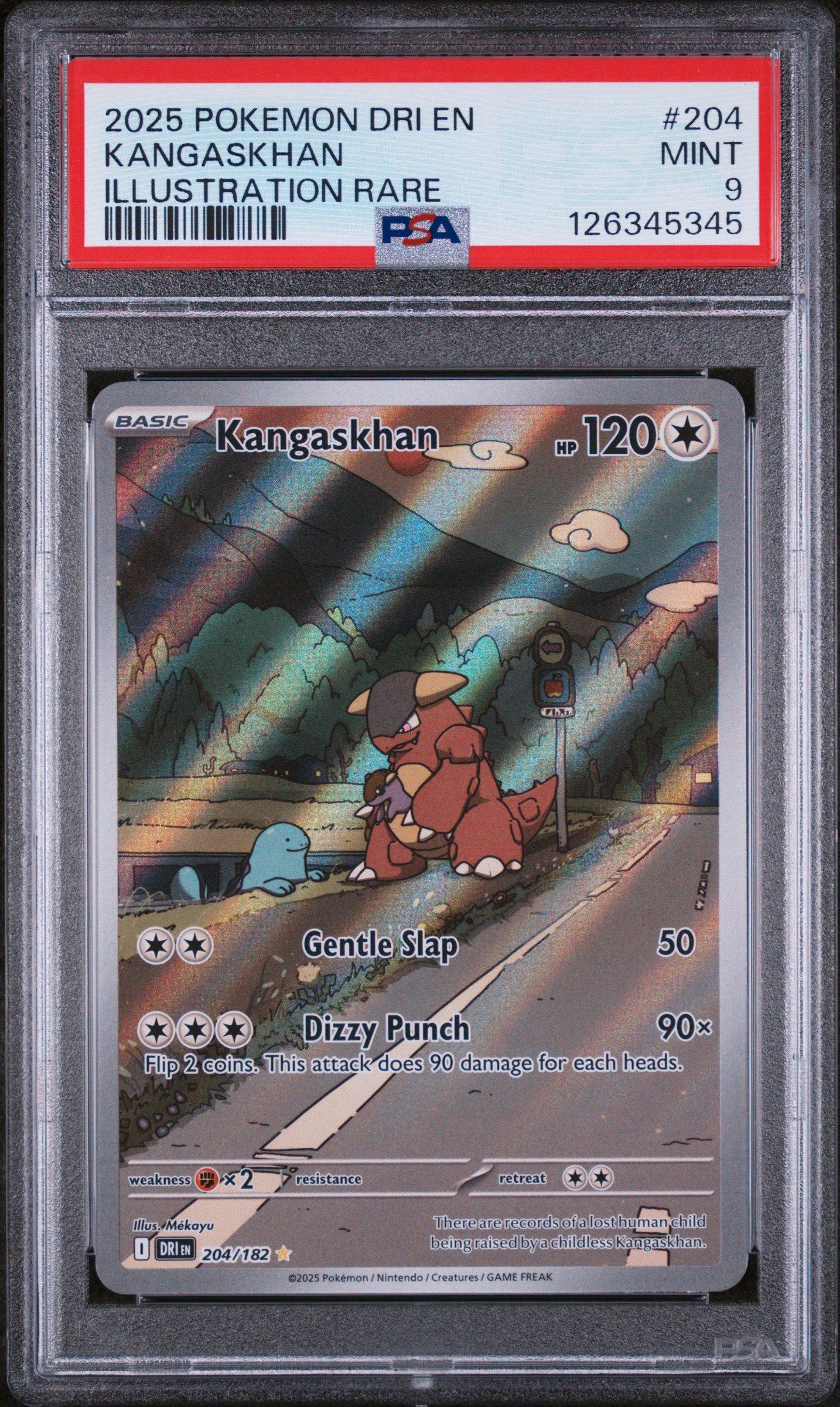 KMN♡ 2025 Pokemon Dri En-destined Rivals 204 Kangaskhan Illustration