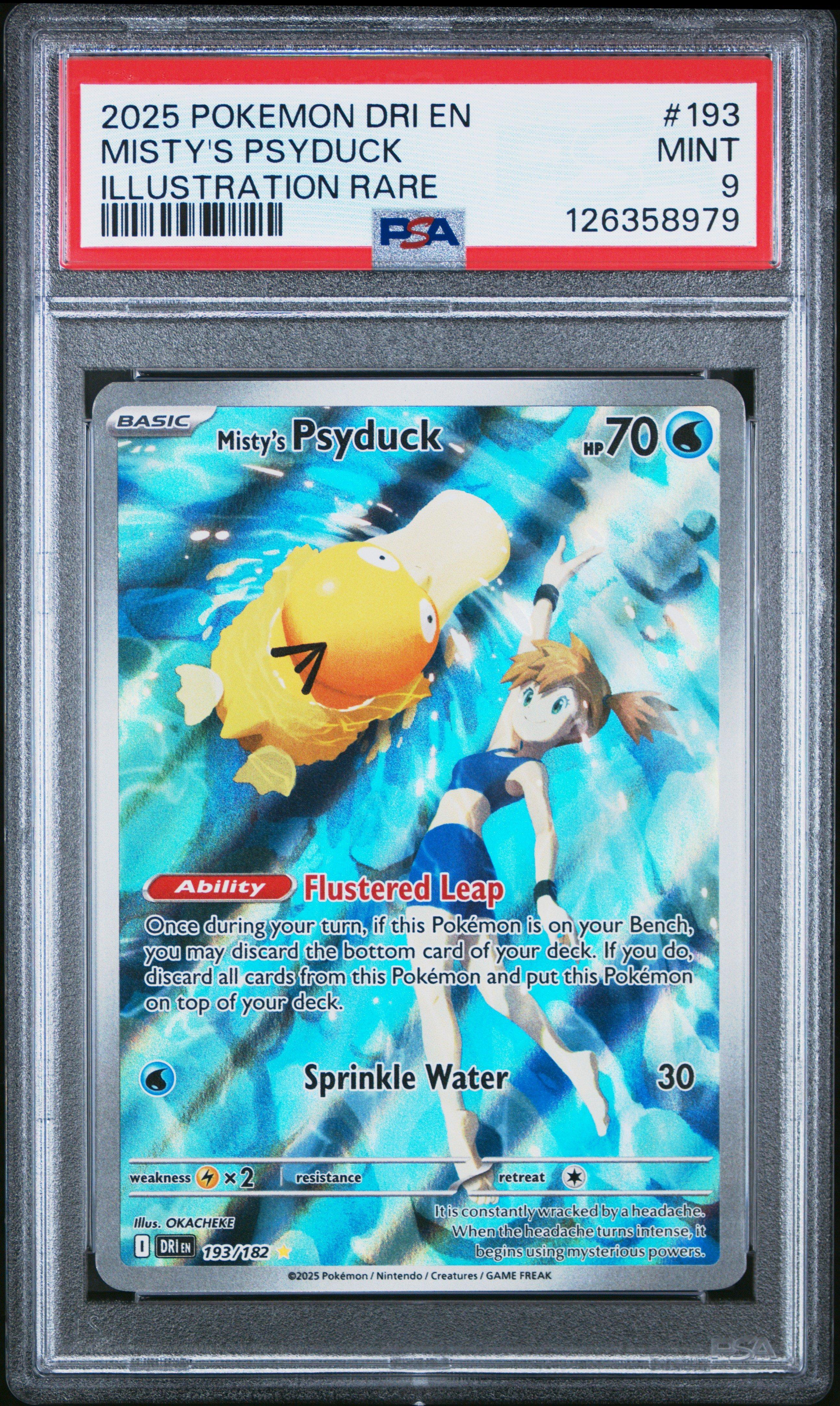 2025 Pokemon Dri En-destined Rivals 193 Misty's Psyduck