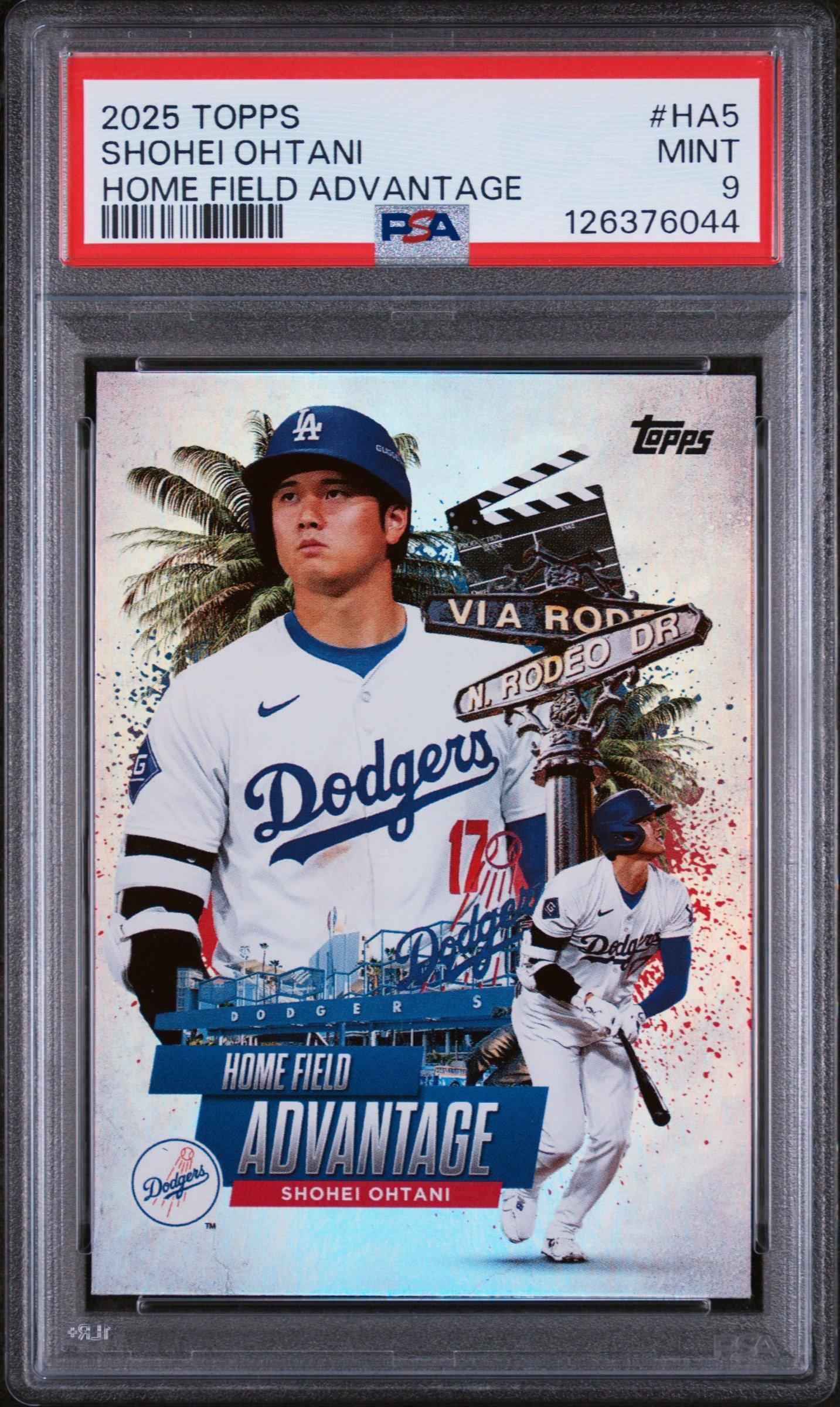 2025 Topps Home Field Advantage Ha5 Shohei Ohtani PSA 9 Graded