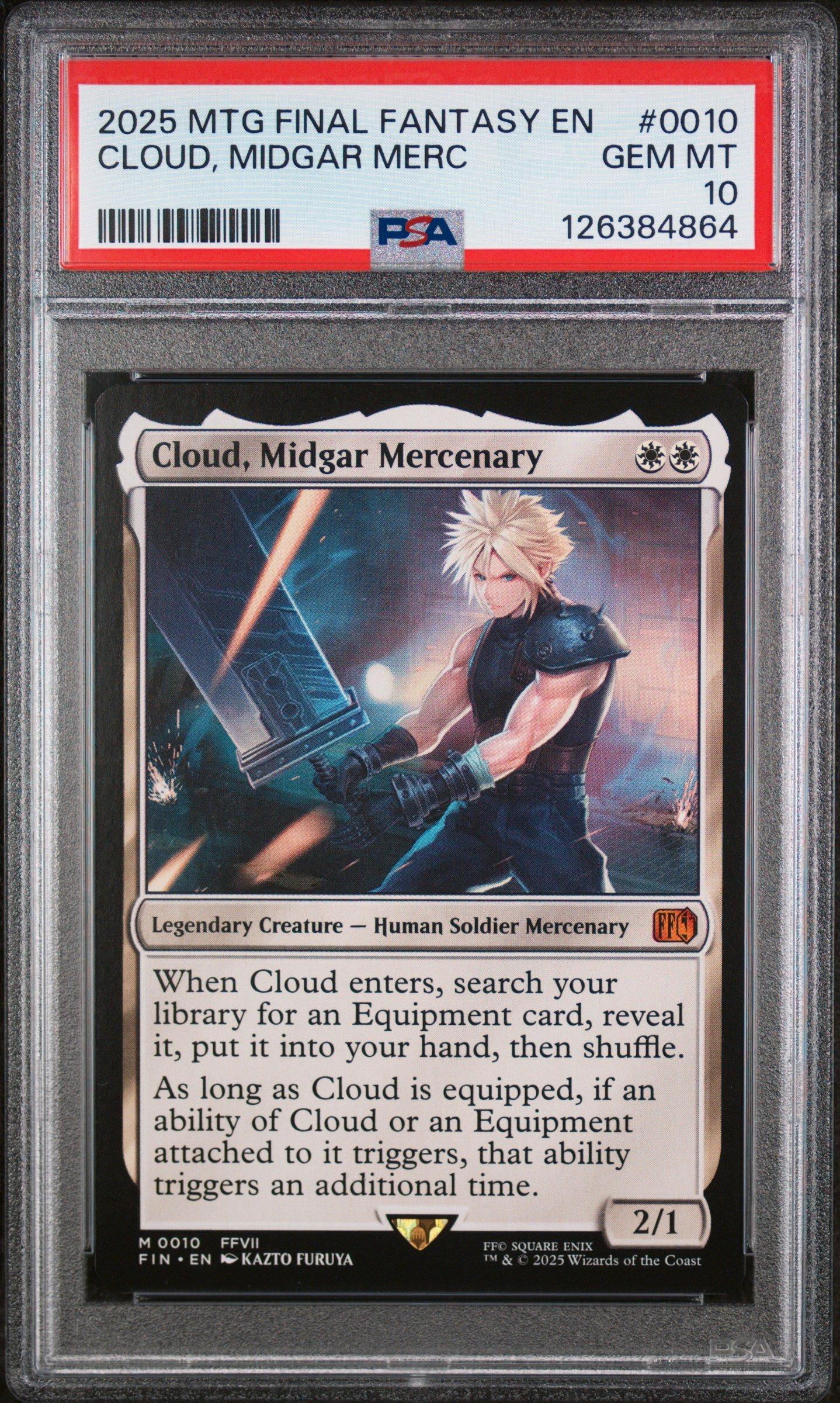 2025 Magic The Gathering Final Fantasy 0010 Cloud, Midgar