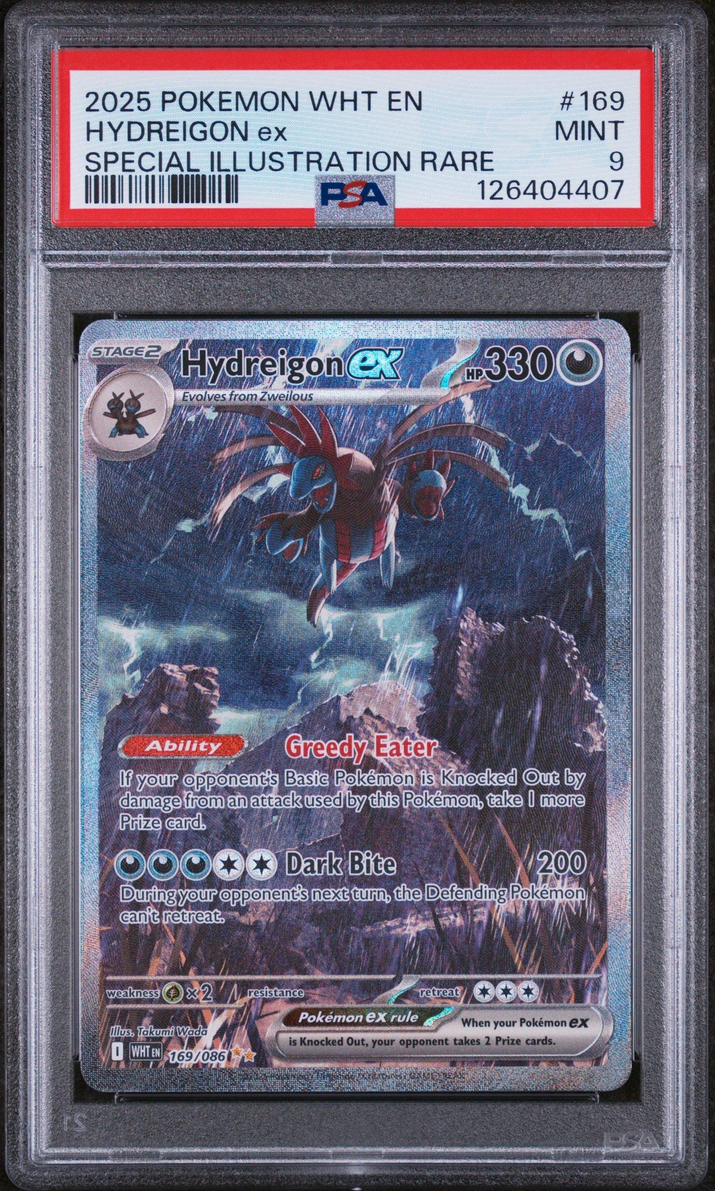 2025 Pokemon Wht En-white Flare 169 Hydreigon Ex Special Illustration Rare  PSA 9 Graded Card | GameStop