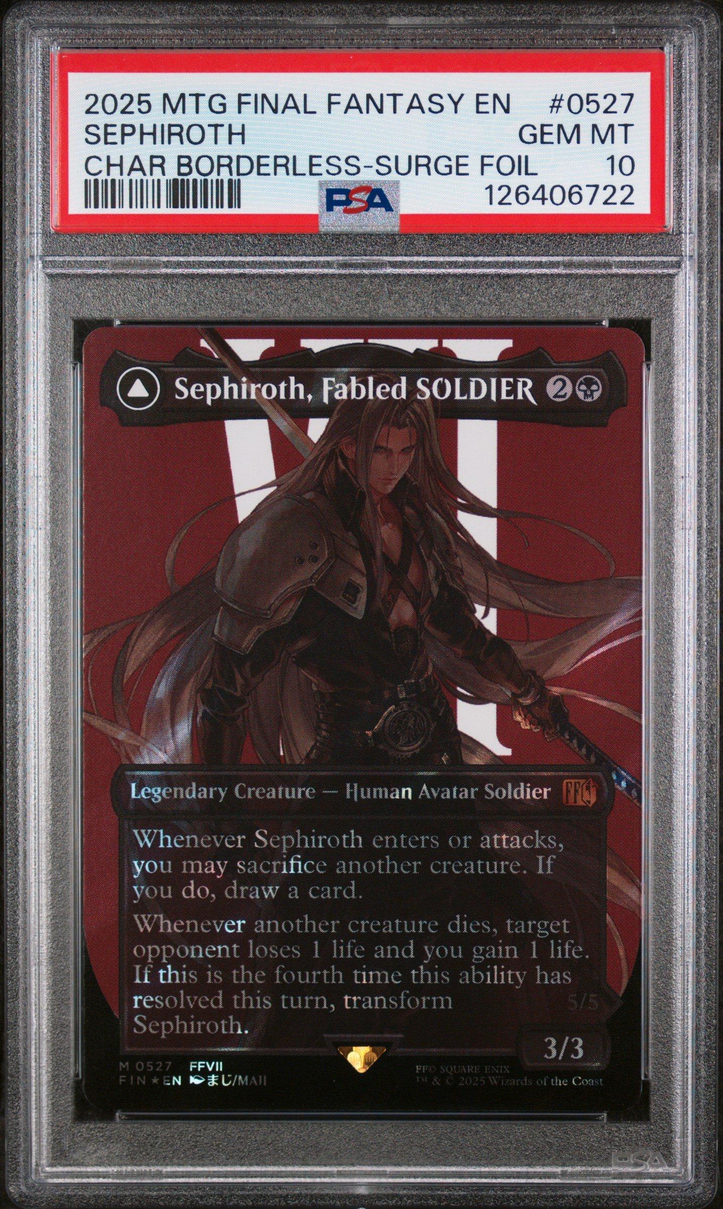 2025 Magic The Gathering Final Fantasy 0527 Sephiroth, Fabled