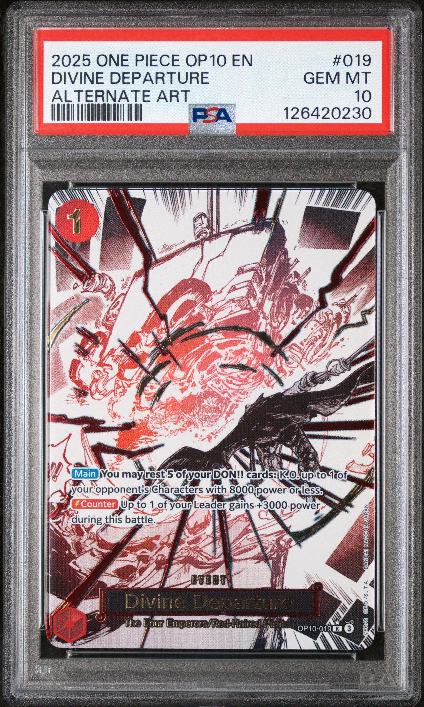 2025 One Piece Op10-royal Blood 019 Divine Departure Alternate Art