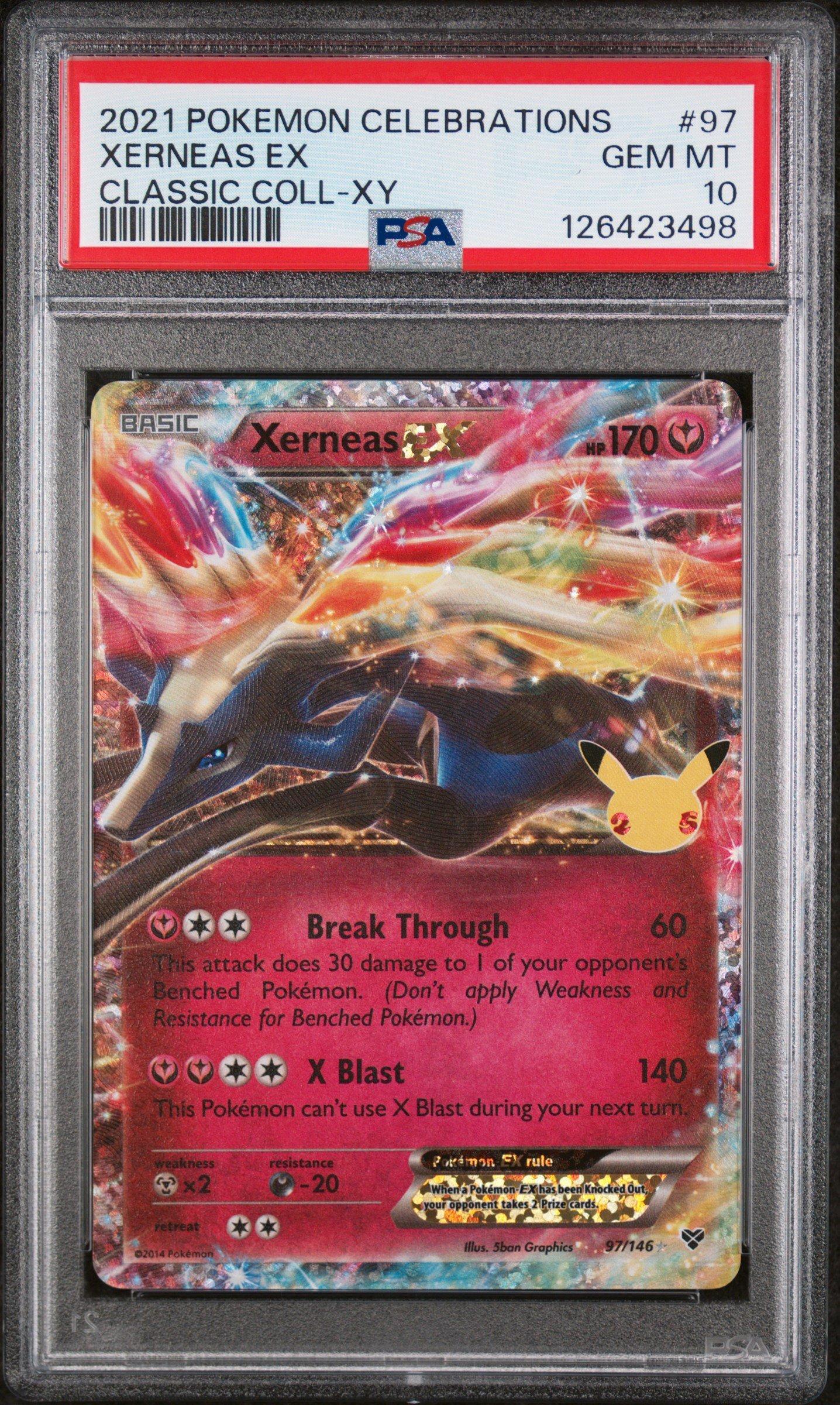 2021 Pokemon Celebrations Classic Collection 97 Xerneas Ex PSA 10 Graded  Card | GameStop