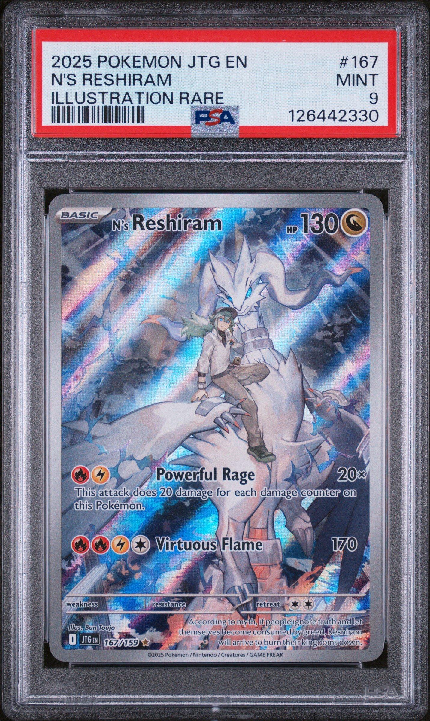 reshiram pokemon card value Pokmon TCG Individual Collectible Game Cards for sale Preserved in a tamper 2025 Pokemon Jtg En-journey Together