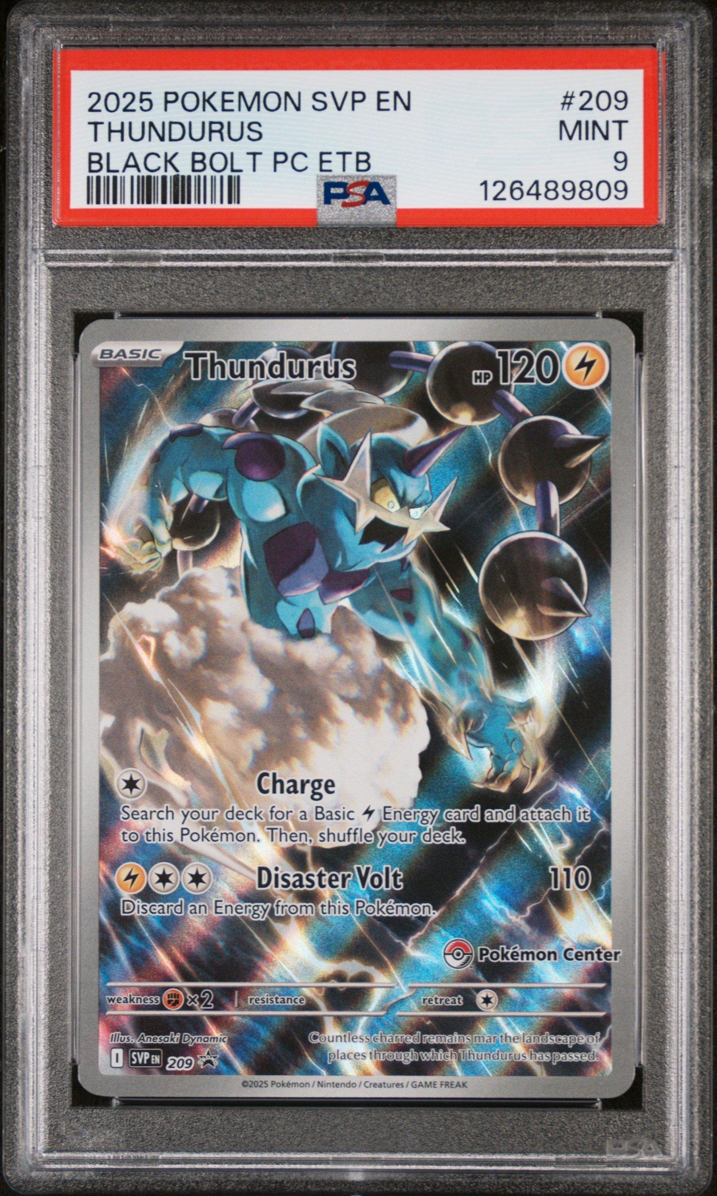 2025 Pokemon Svp En-sv Black Star Promo 209 Thundurus Black Bolt
