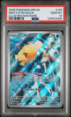 2025 Pokemon Dri En-destined Rivals 193 Misty's Psyduck