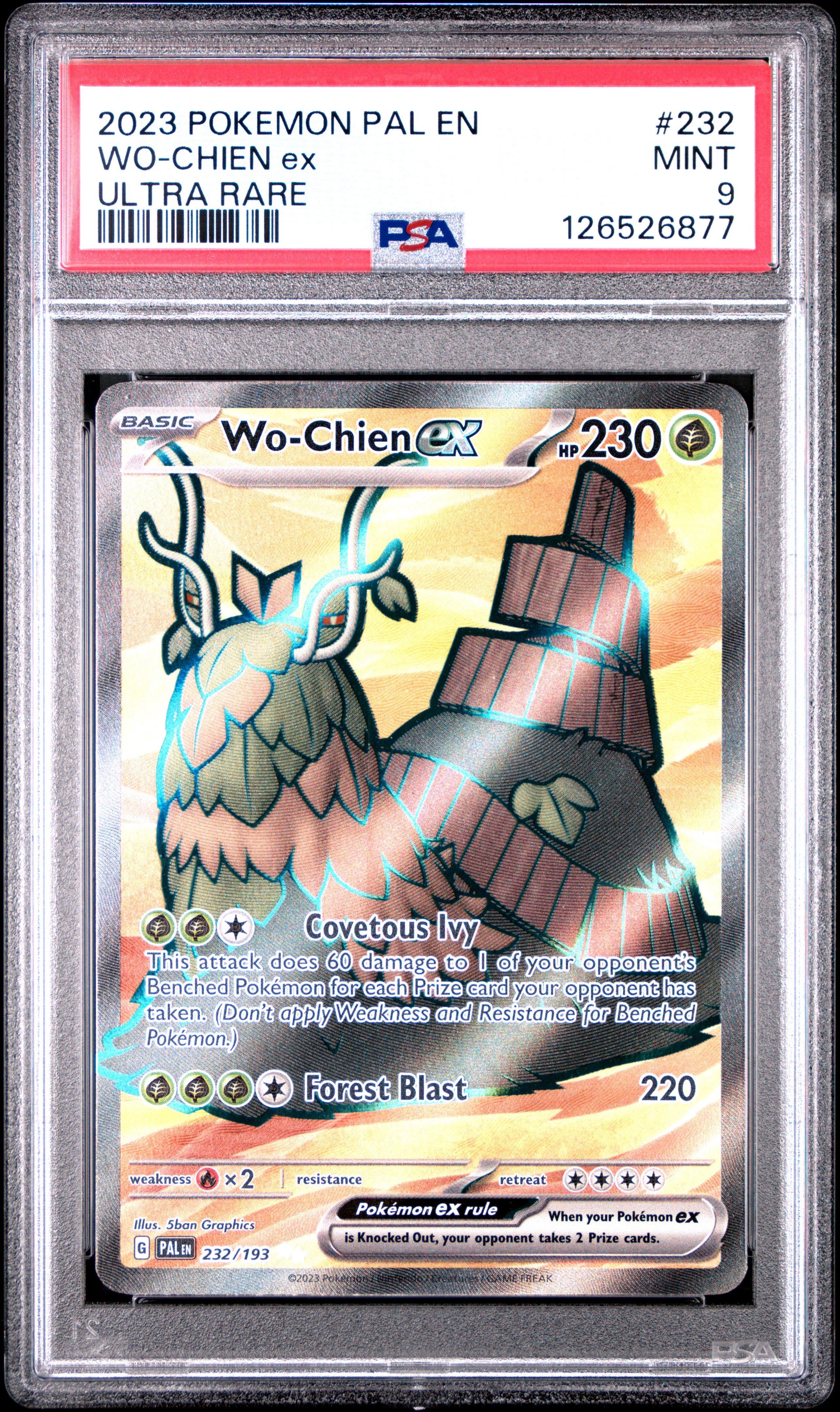 ポケモンカード PSA 2023 Pokemon Pal En-paldea Evolved 232 Wo-chien Ex Ultra Rare PSA