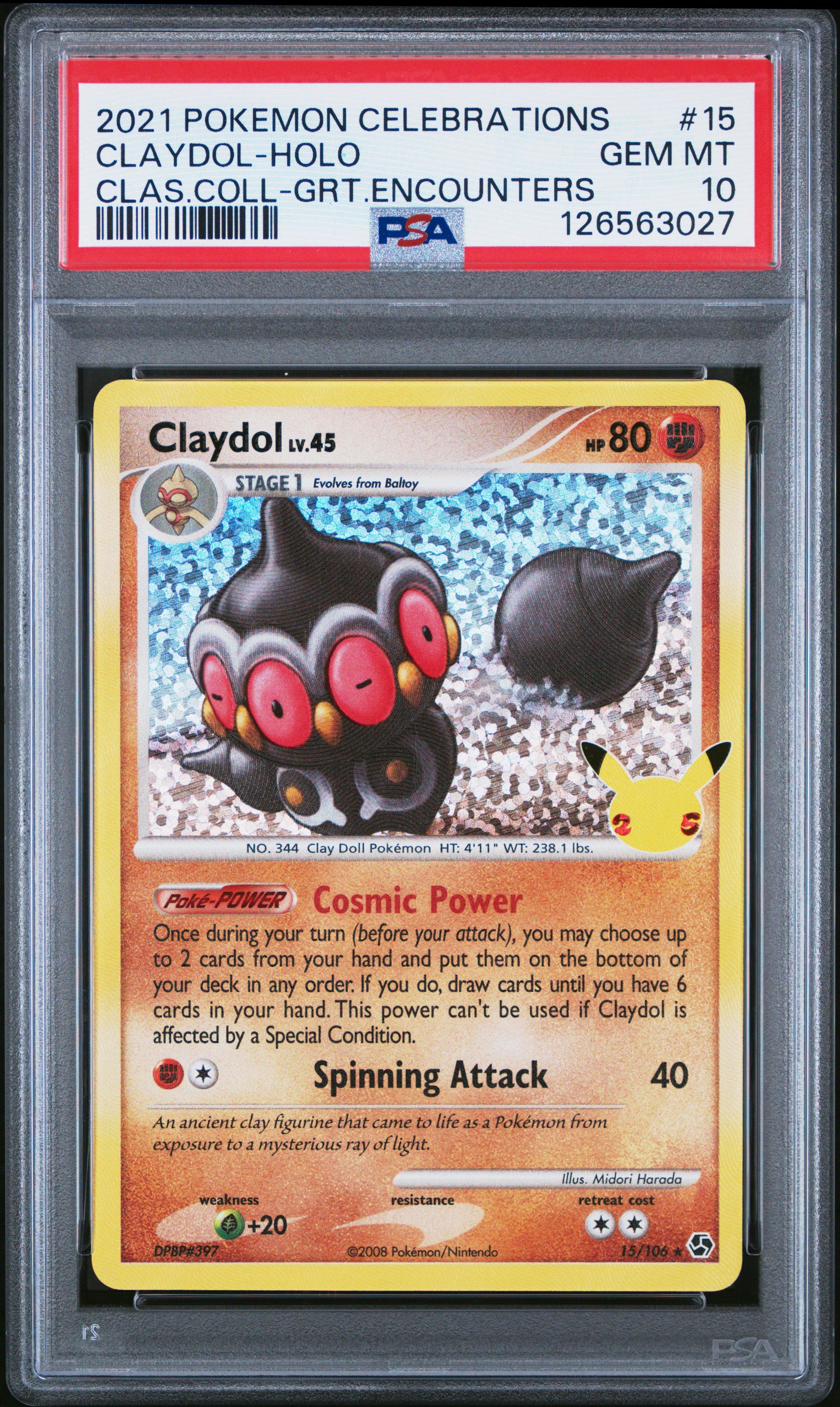 claydol pokemon card Colorless Artist Claydol Card Prices & Value