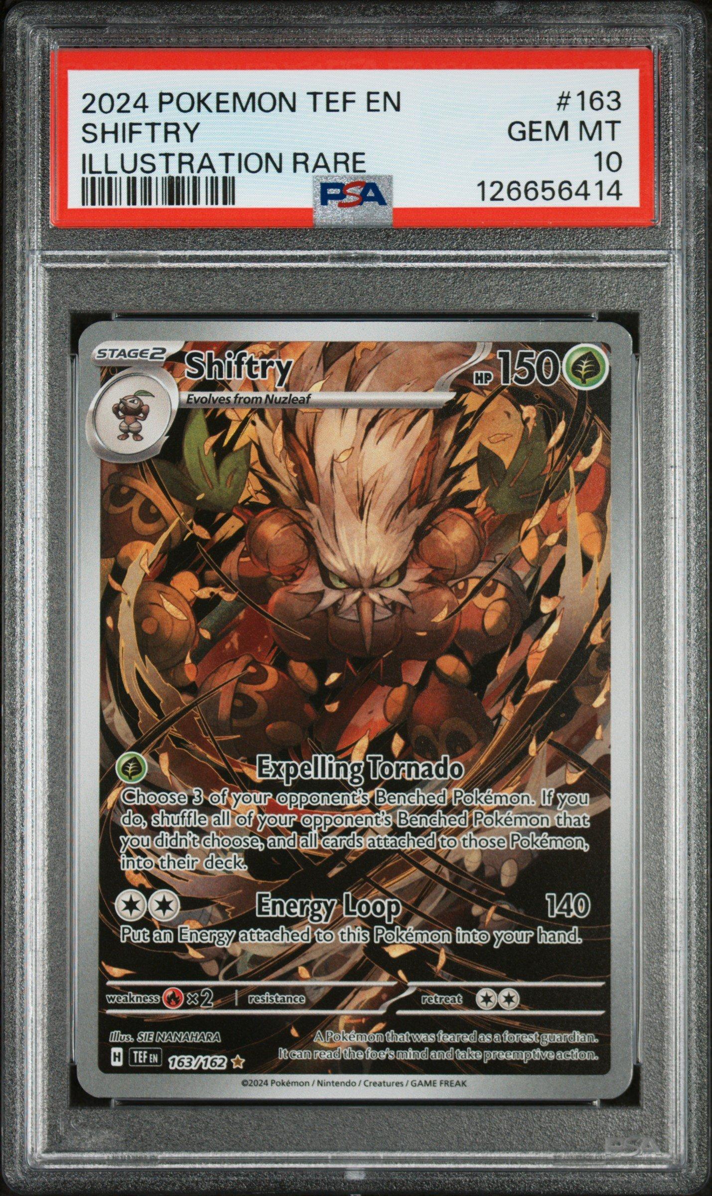 tarif card tahograf rar 2024 2024 Pokemon Tef En-temporal Forces 184 Drampa Illustration Rare PSA 9