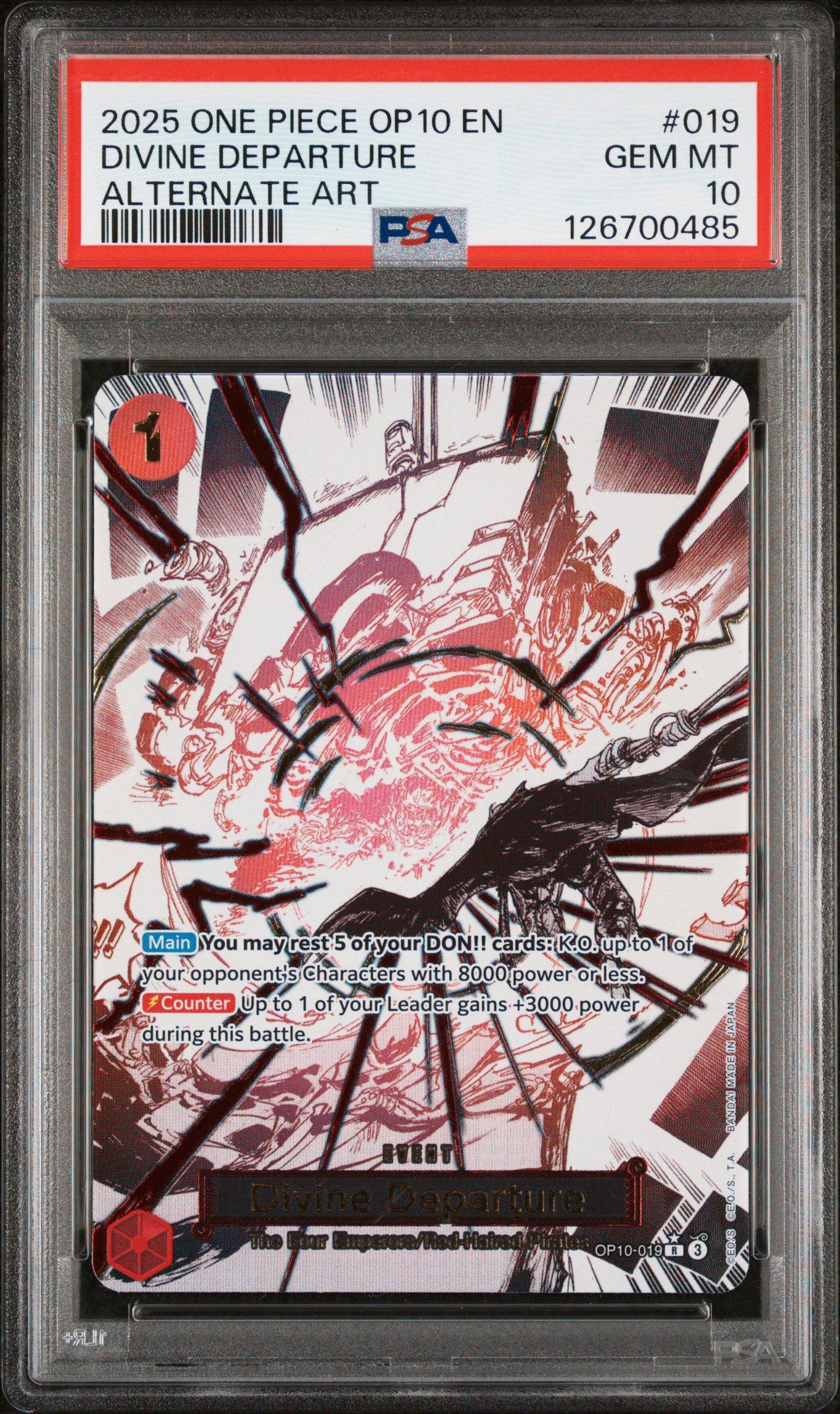 psa10 OSICA クラウディア PSA 10 Yasopp OP09-013 SP Legacy of the Master ONE PIECE Card