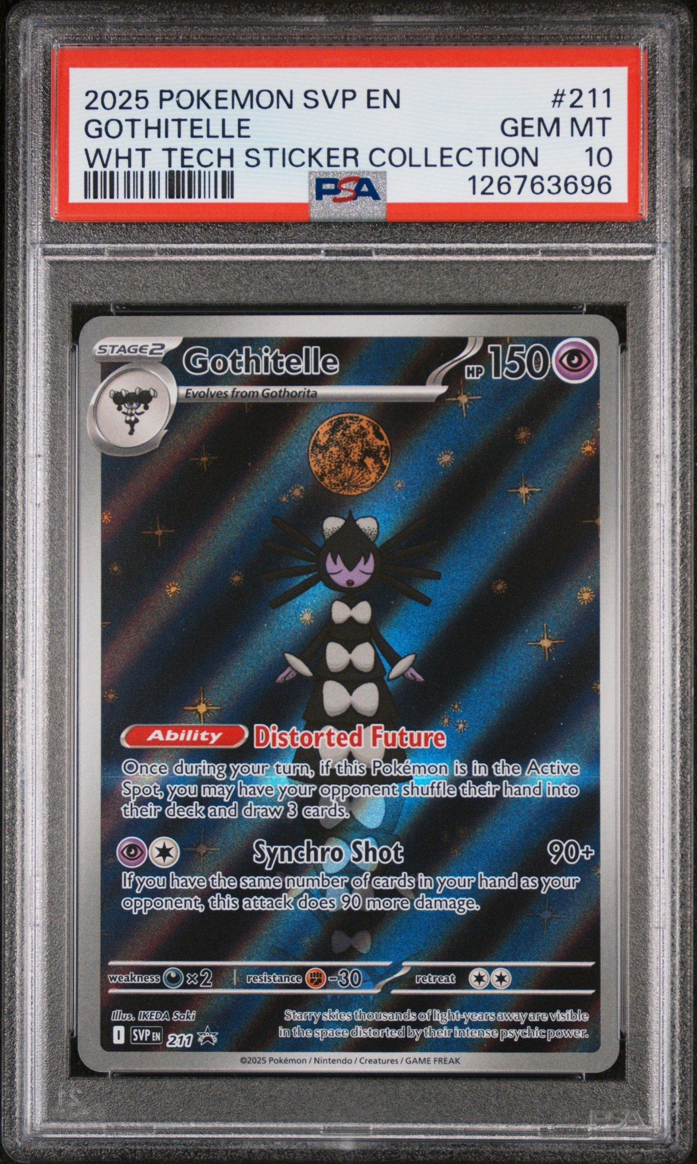 2025 Pokemon Svp En-sv Black Star Promo 211 Gothitelle White Flare