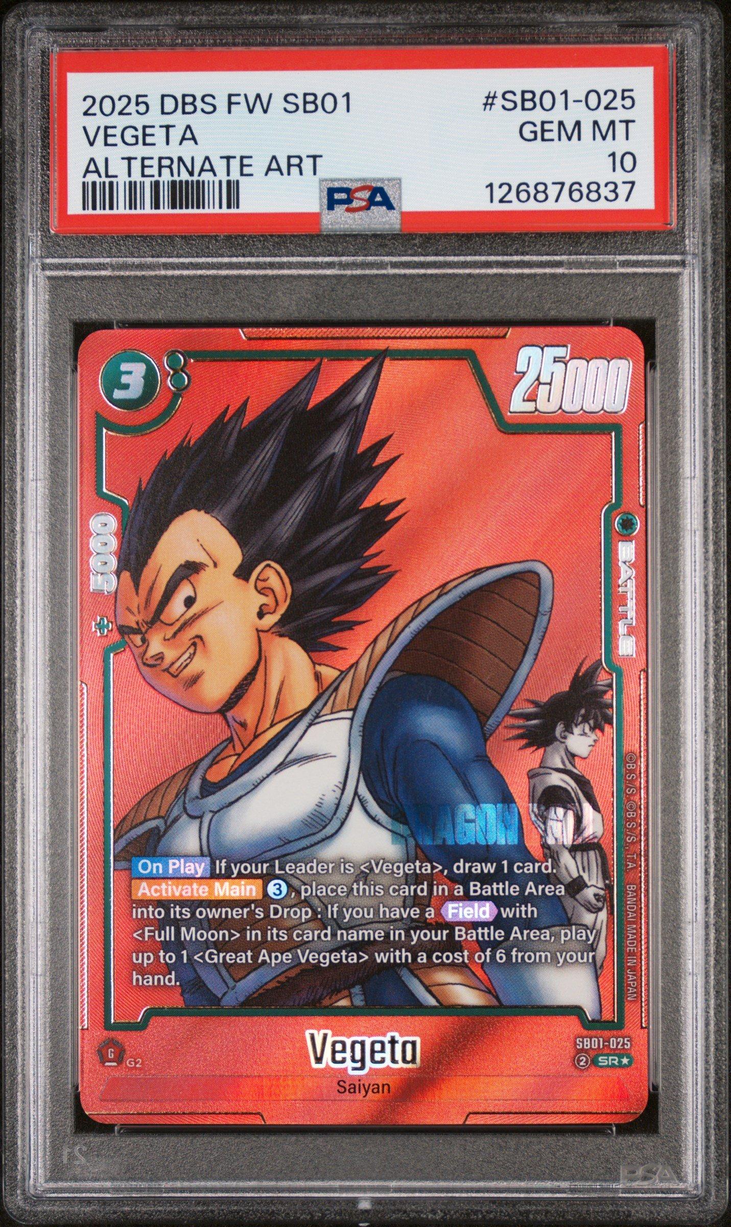 2025 Dragon Ball Super Card Game Fusion World Manga Booster 01