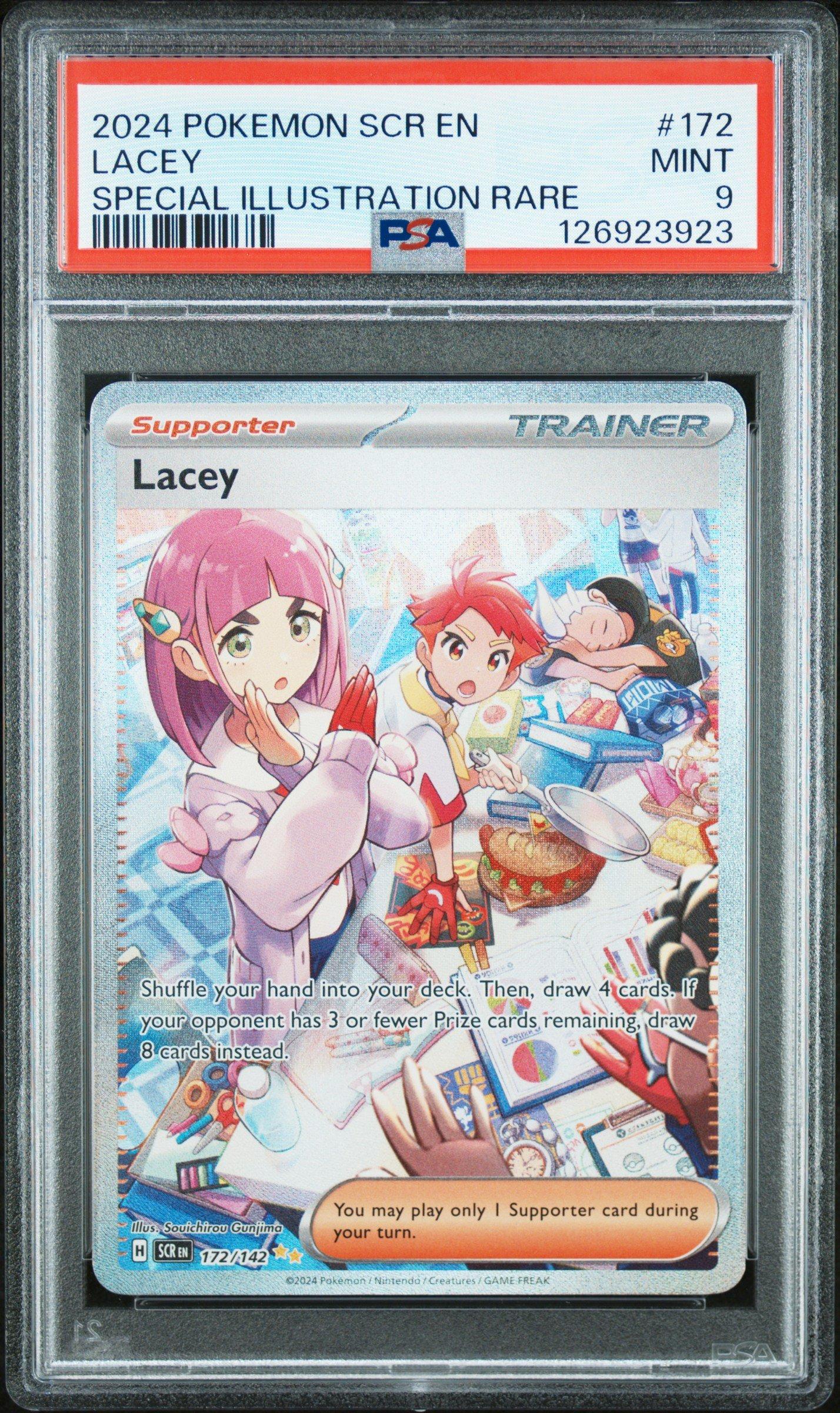 2024 Pokemon Scr En-stellar Crown 172 Lacey Special Illustration
