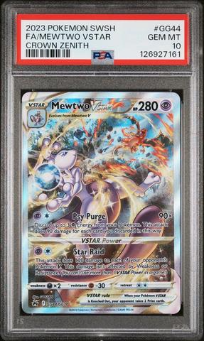 ポケモンカードゲーム Mewtwo VSTAR 2023 Crown Zenith Gem Mint 2023 Pokemon Sword And Shield Crown Zenith Gg44 Full Art/mewtwo