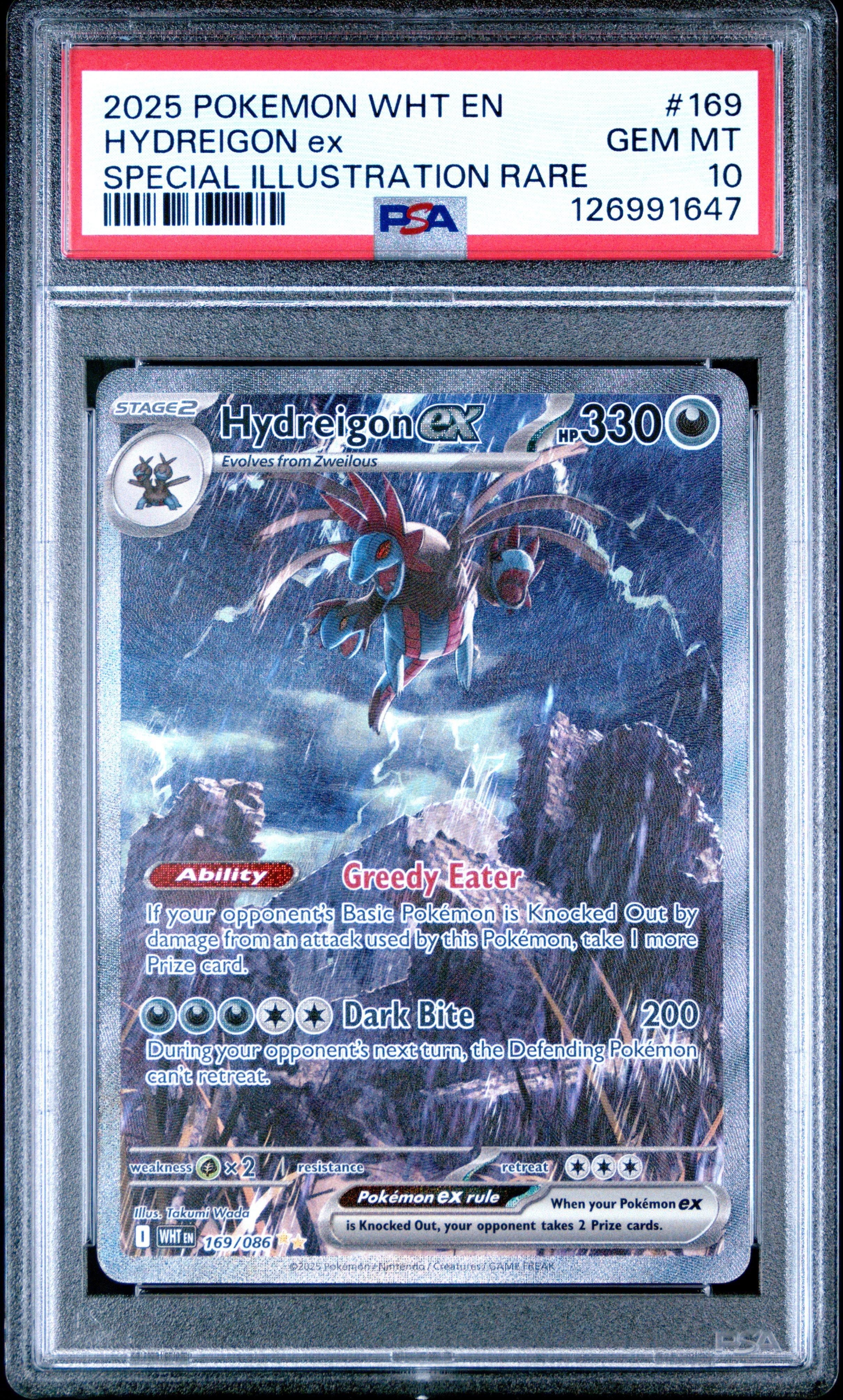 hydreigon stage 2 pokemon card Darkrai/Hydreigon: The Dragon's Dance  SixPrizes PSA Graded Card Pokemon Card Hydreigon ex RR