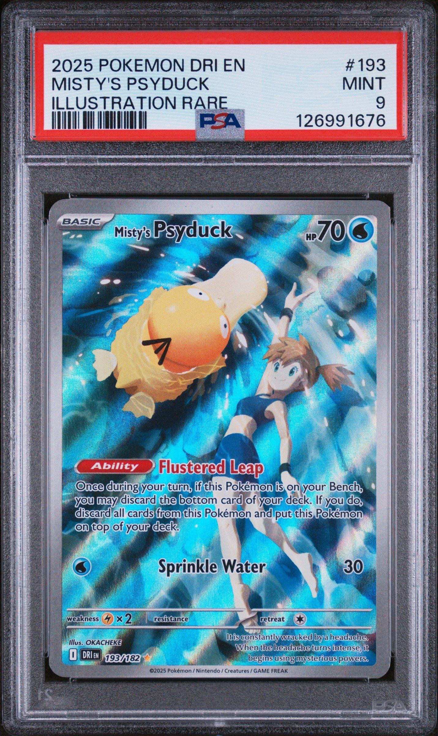 2025 Pokemon Dri En-destined Rivals 193 Misty's Psyduck