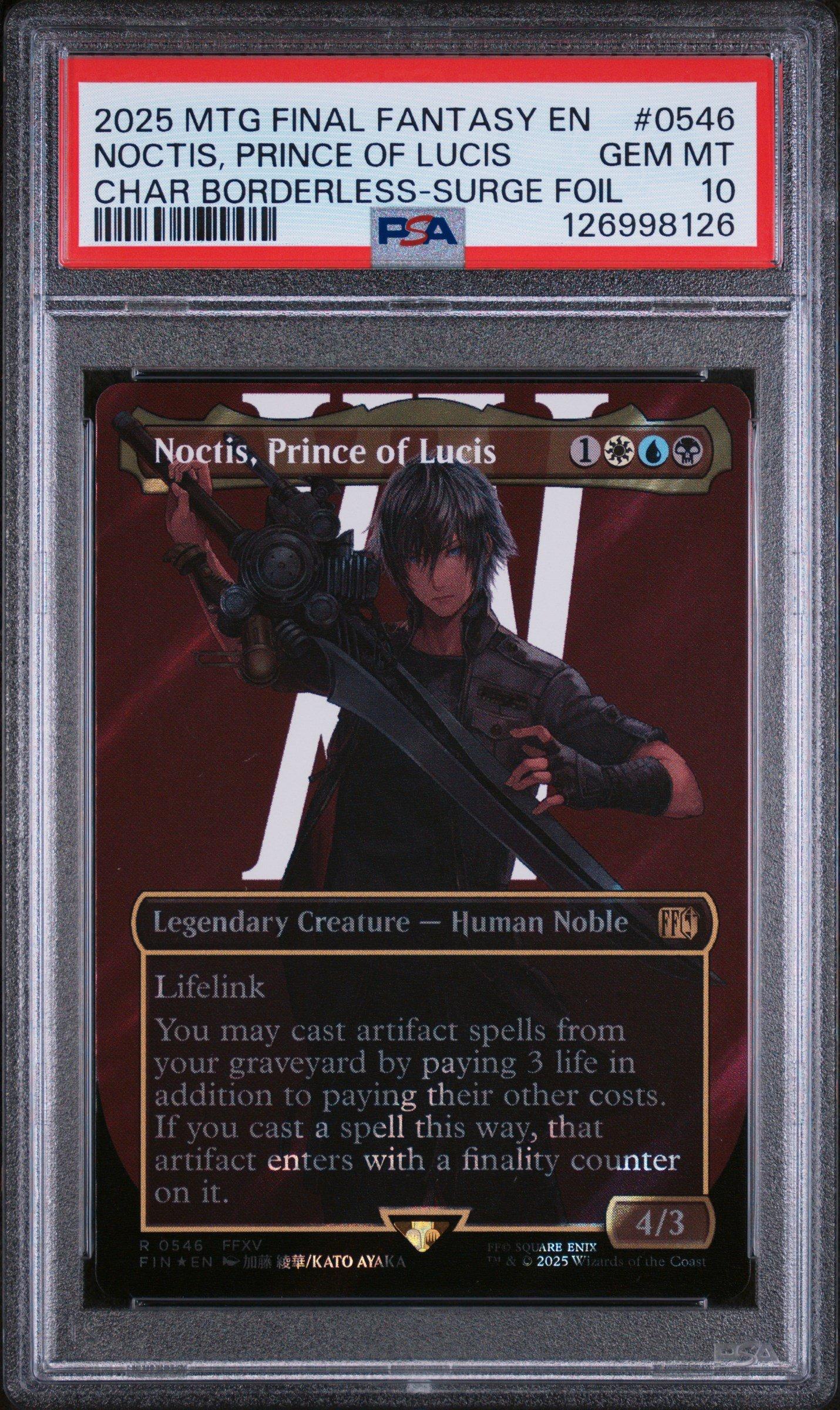 2025 Magic The Gathering Final Fantasy 0546 Noctis, Prince Of