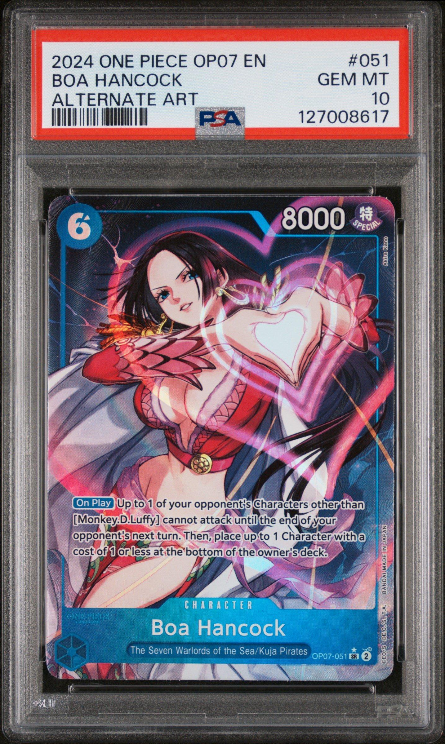 2024 One Piece Op07-500 Years In The Future 051 Boa Hancock Alternate Art PSA 10