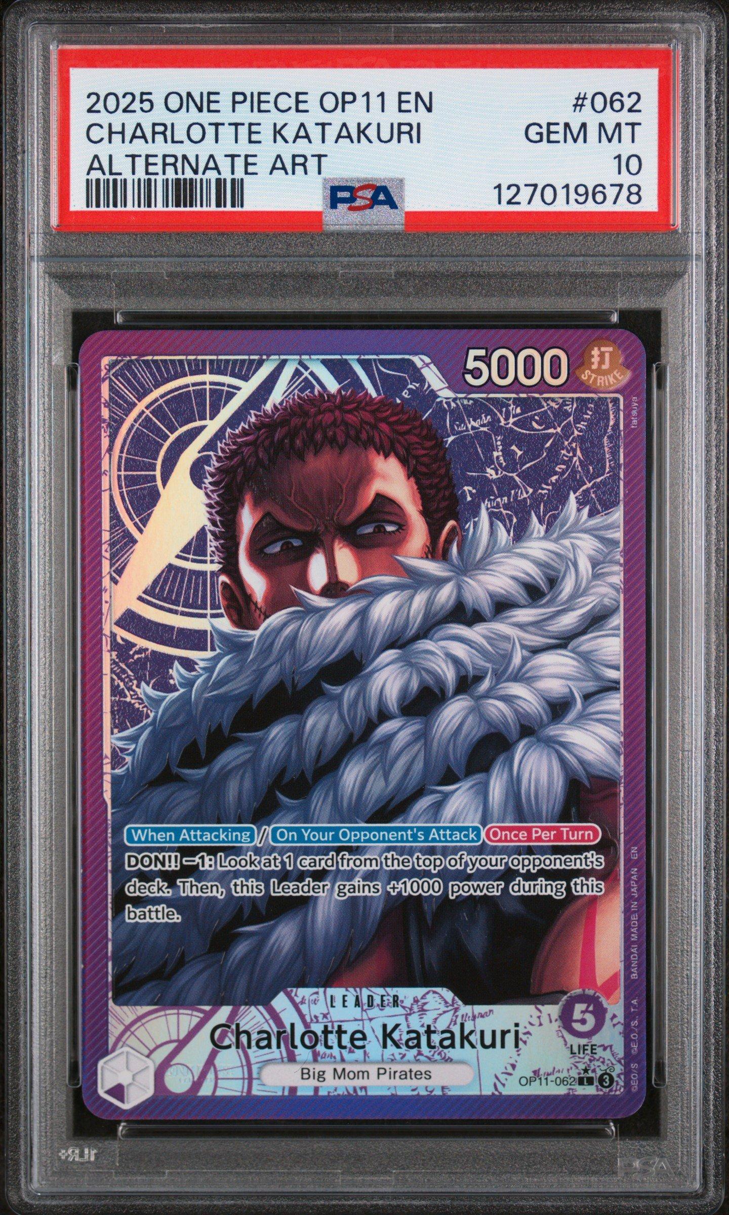 2025 One Piece Op11-a Fist Of Divine Speed 062 Charlotte Katakuri