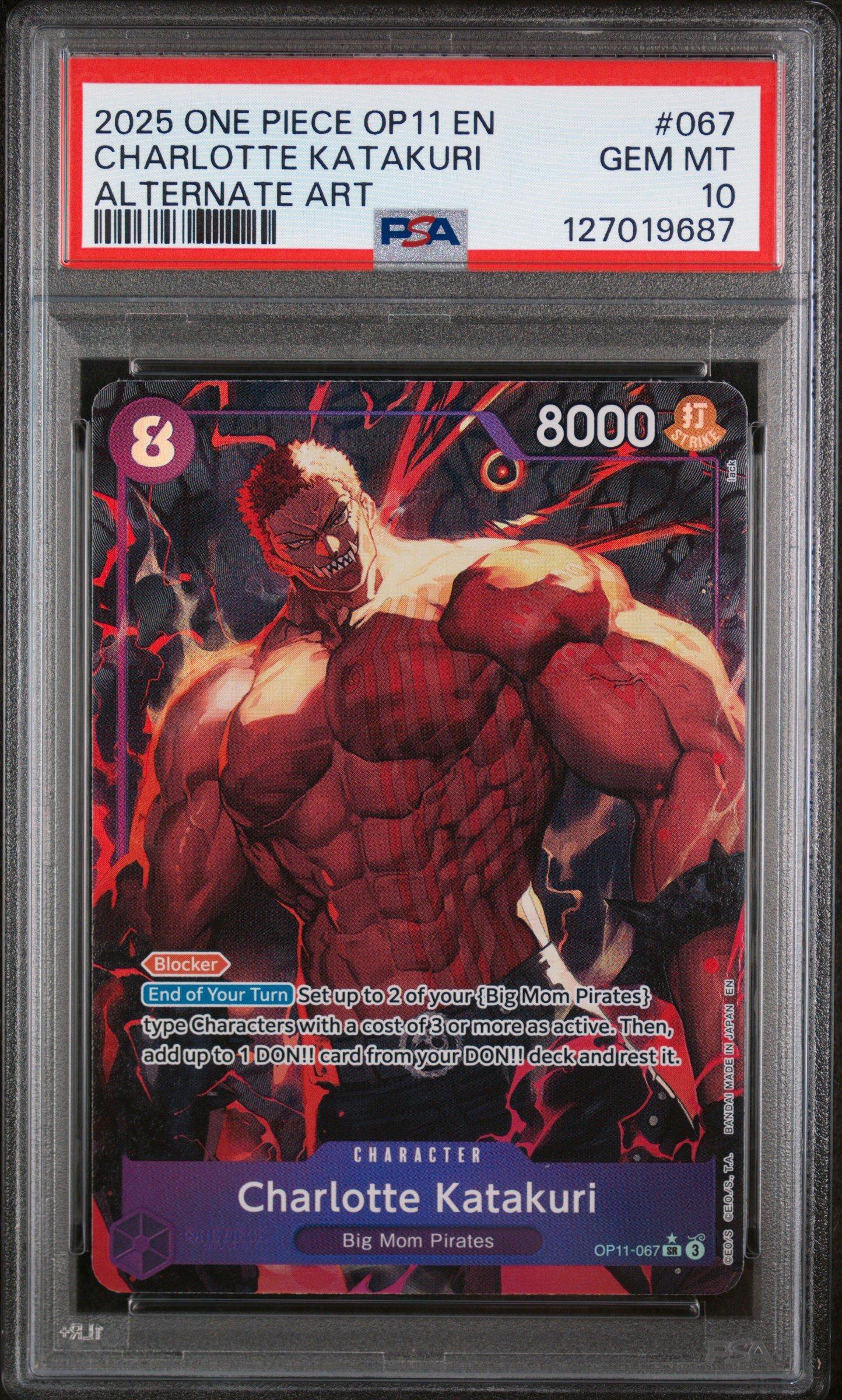 2025 One Piece Op11-a Fist Of Divine Speed 067 Charlotte Katakuri