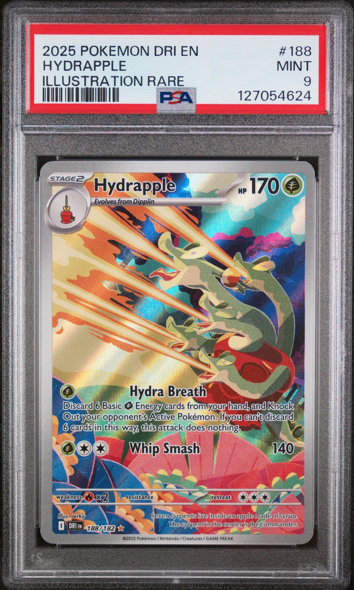 hydrapple pokemon card ex - 014/142 Stellar Crown Double Rare ex has been Knocked Out Card Hydrapple ex SAR Pokémon