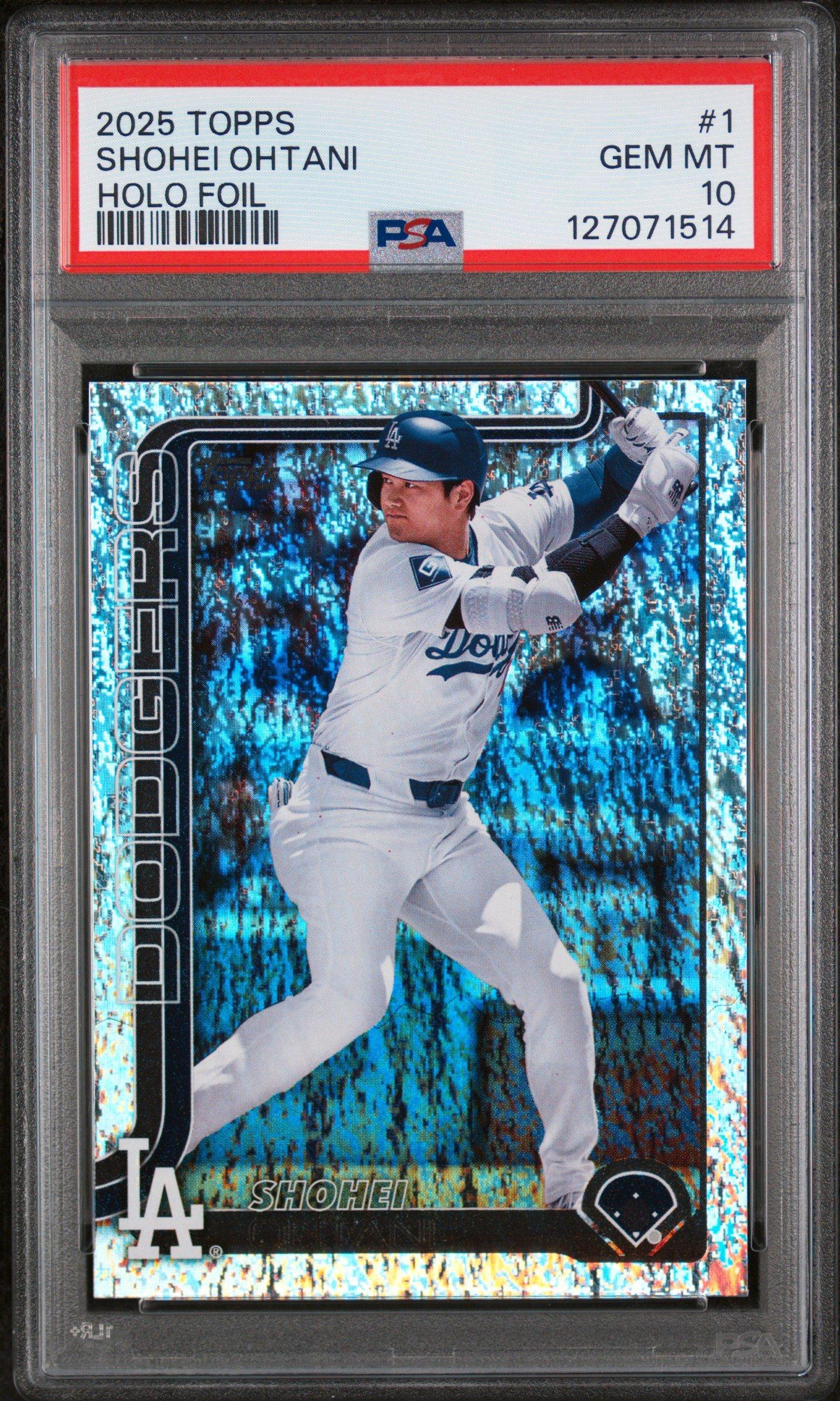 2025 Topps 1 Shohei Ohtani Holo Foil PSA 10 Graded Card | GameStop
