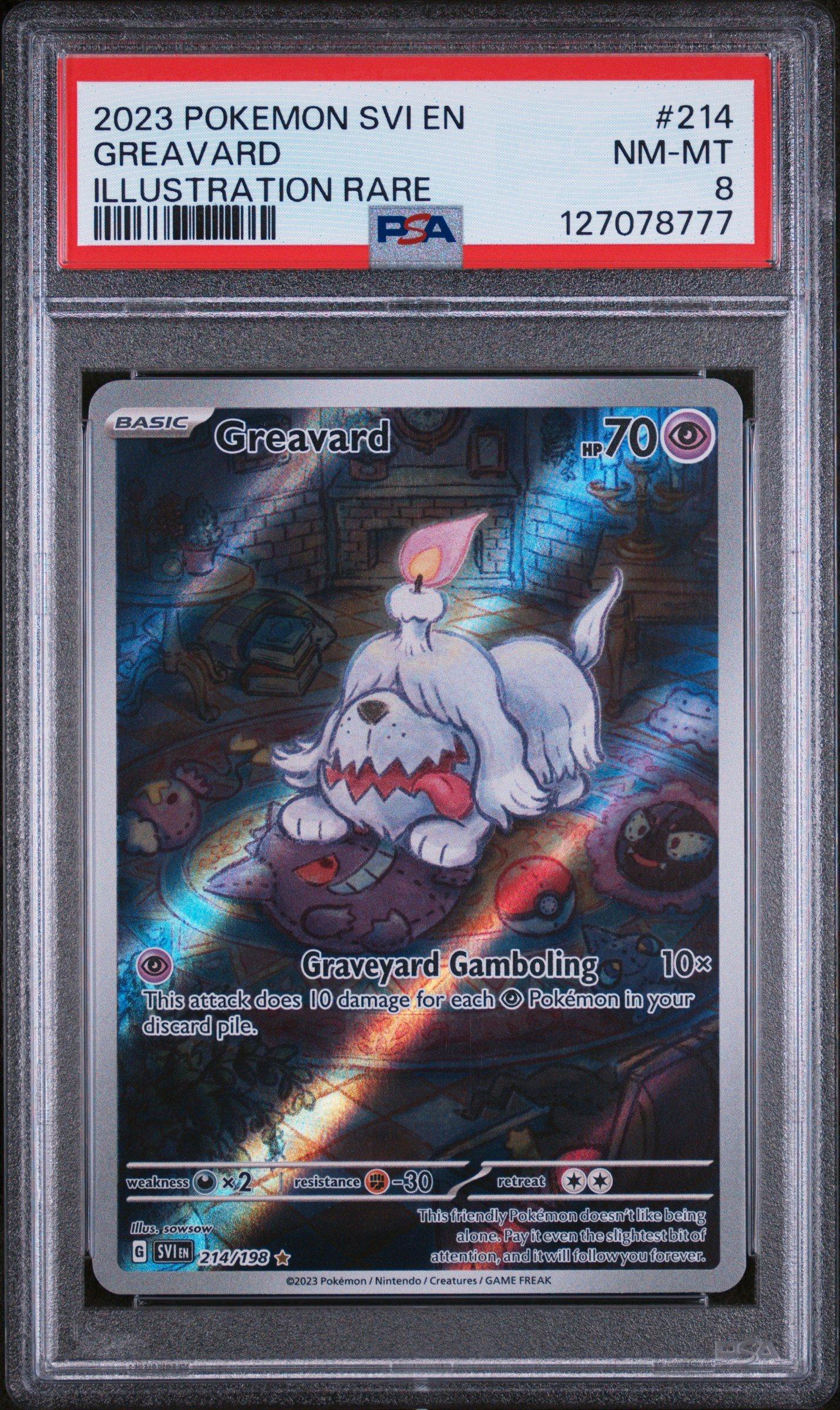 greavard pokemon card 087/078 AR Violet this card is the perfect way to showcase your collection. Greavard - 214/198 - Illustration