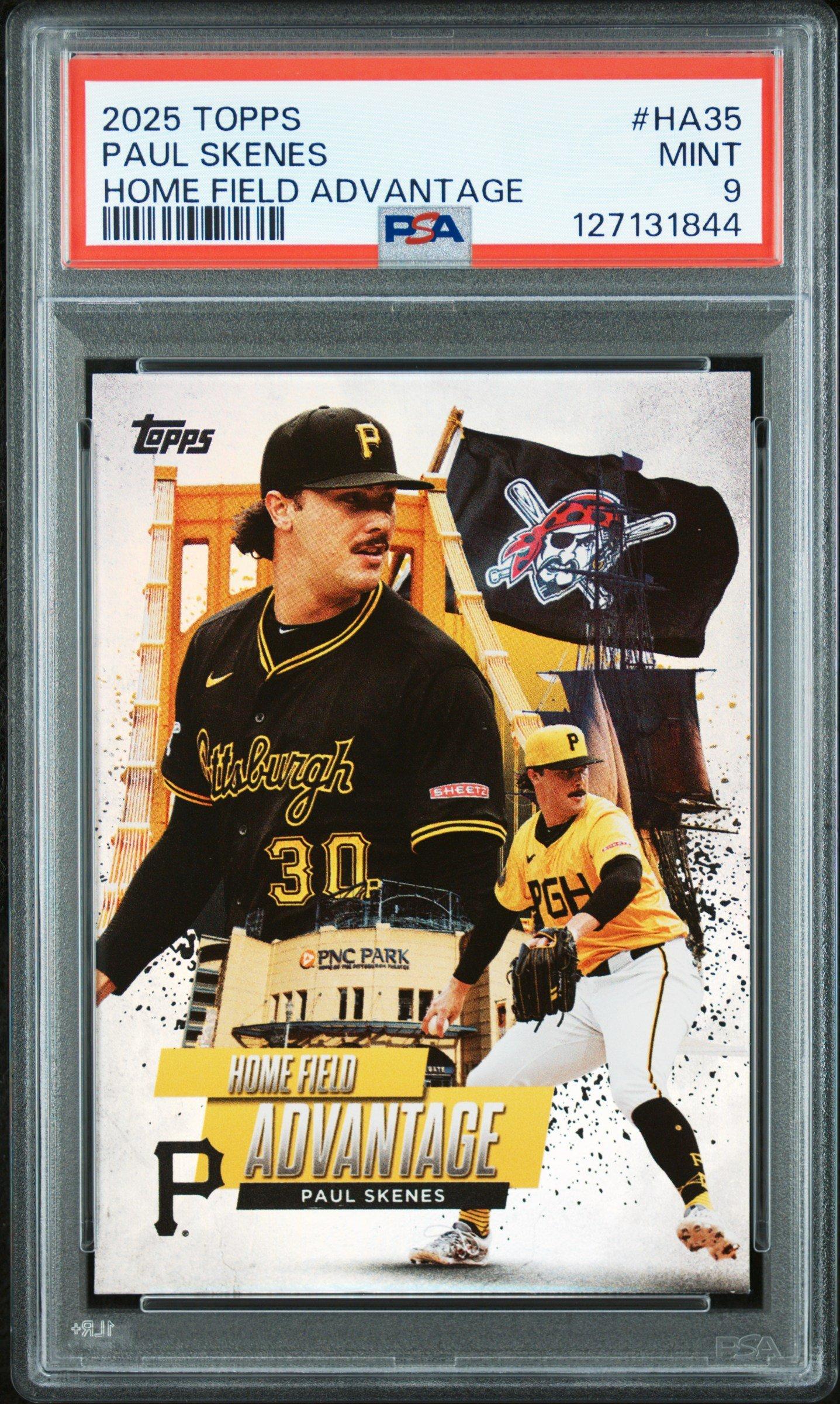 2025 Topps Home Field Advantage Ha35 Paul Skenes Series 2 PSA 9 