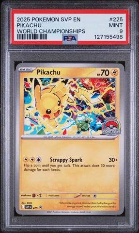 2025 Pokemon Svp En-sv Black Star Promo 225 Pikachu World