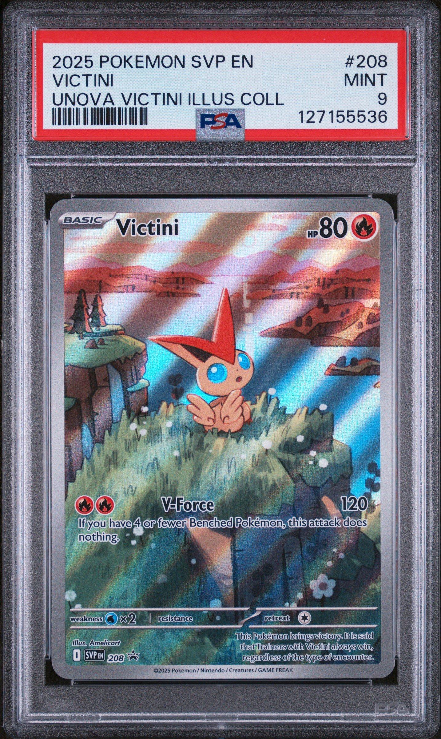 2025 Pokemon Svp En-sv Black Star Promo 208 Victini Unova Victini
