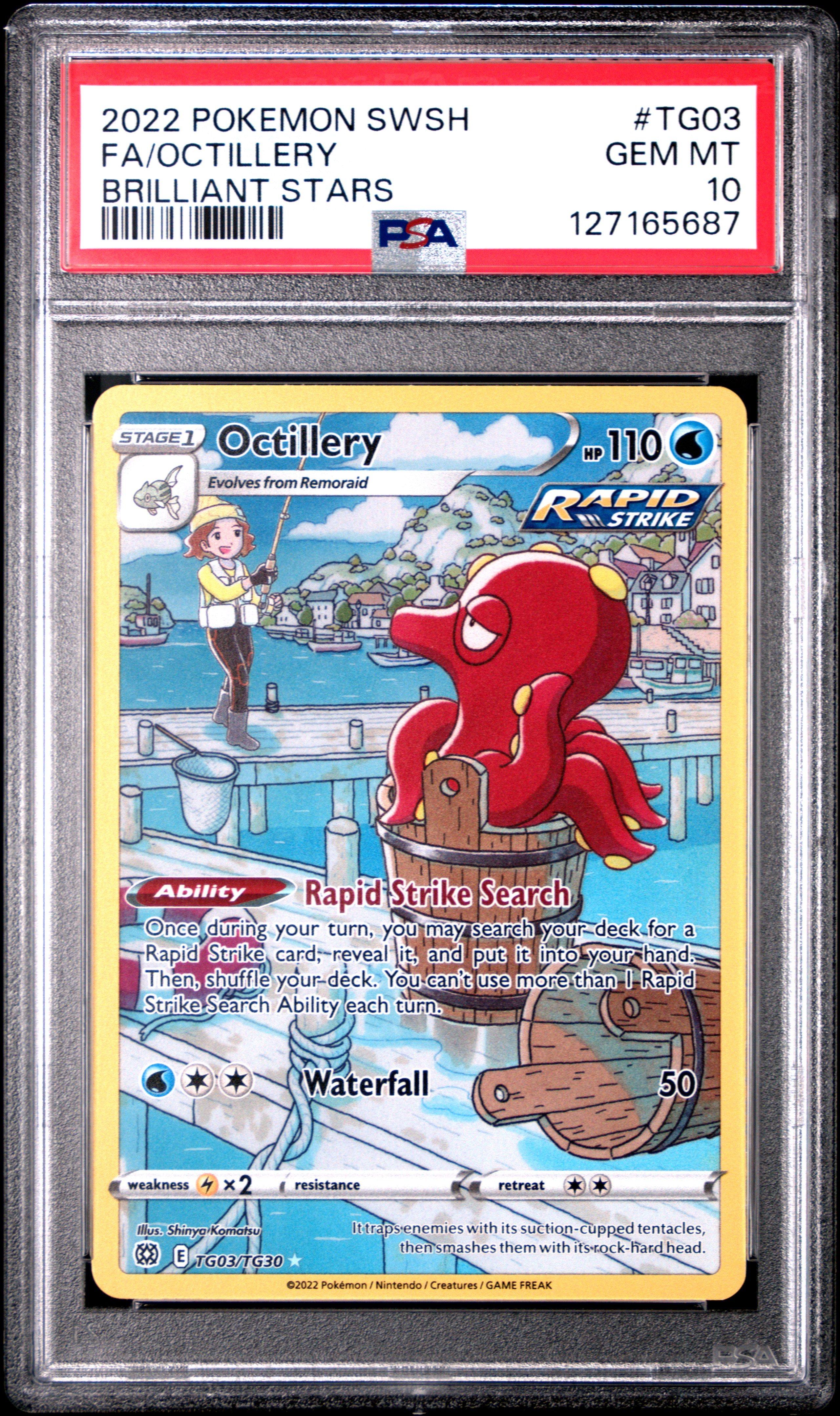 pokemon octillery card 030/106 Holo Rare 1st Edition 2005 NM Japanese Colorless Artist Octillery #TG03 Prices | Pokemon