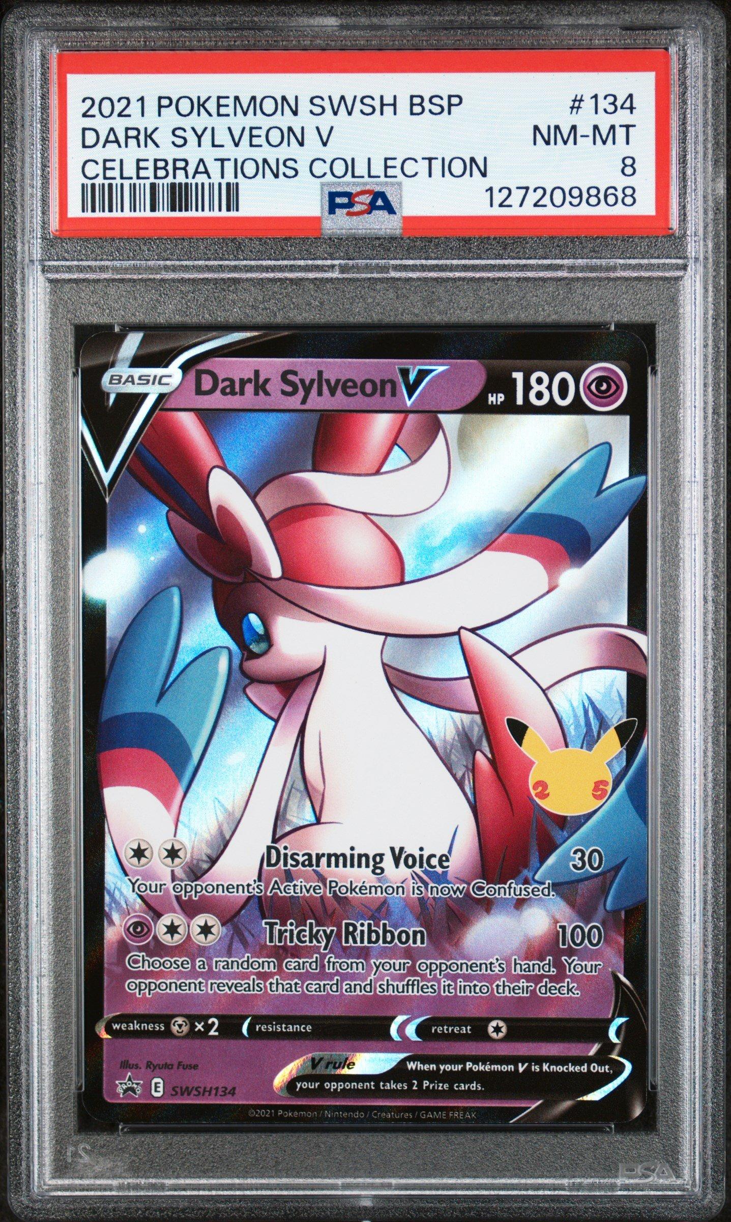 2021 Pokemon Swsh Black Star Promo 134 Dark Sylveon V Celebrations